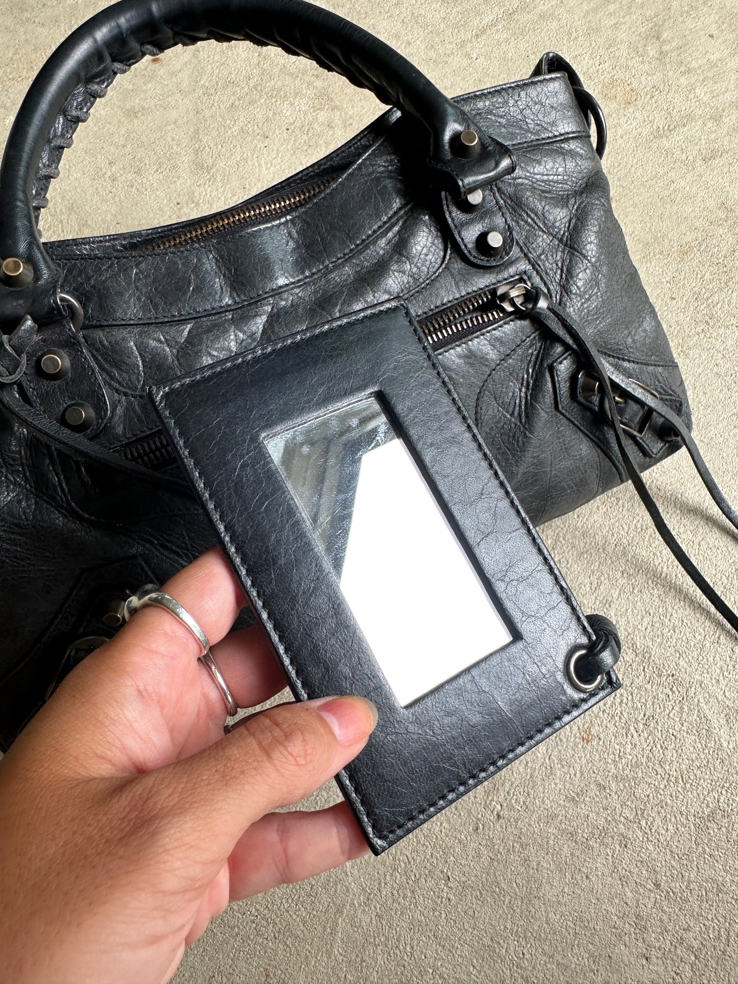 Vintage Balenciaga Black First (Small City) Bag