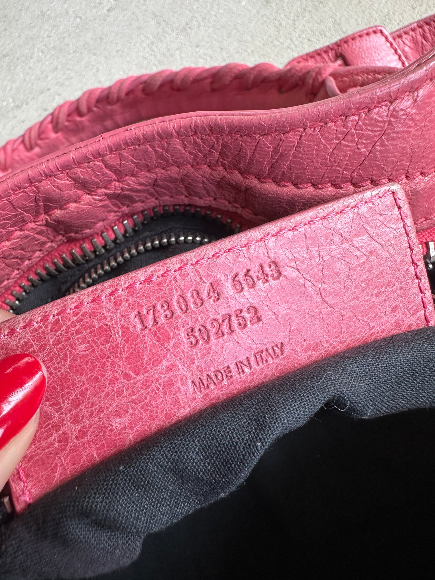 Vintage Pink Balenciaga City Bag