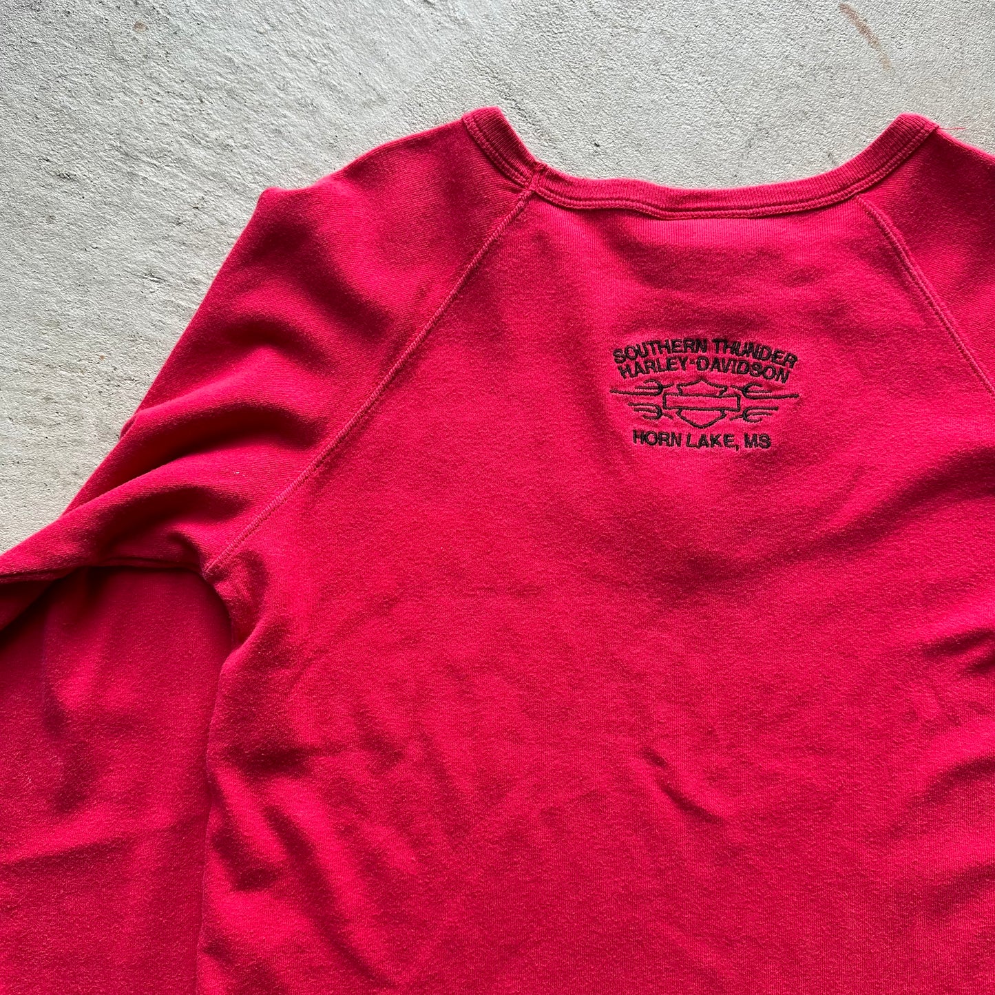 Vintage Women's Harley Davidson Red Top
