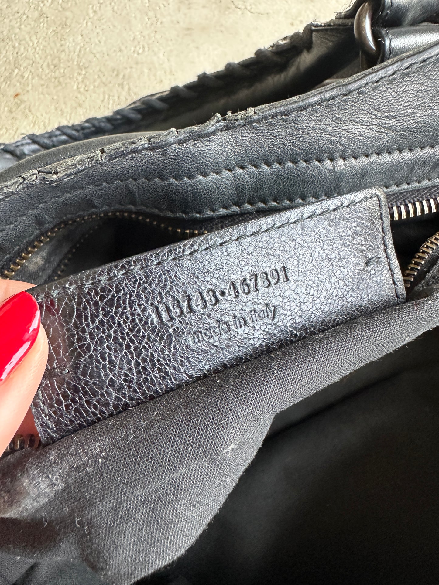 Vintage Black Balenciaga City Bag