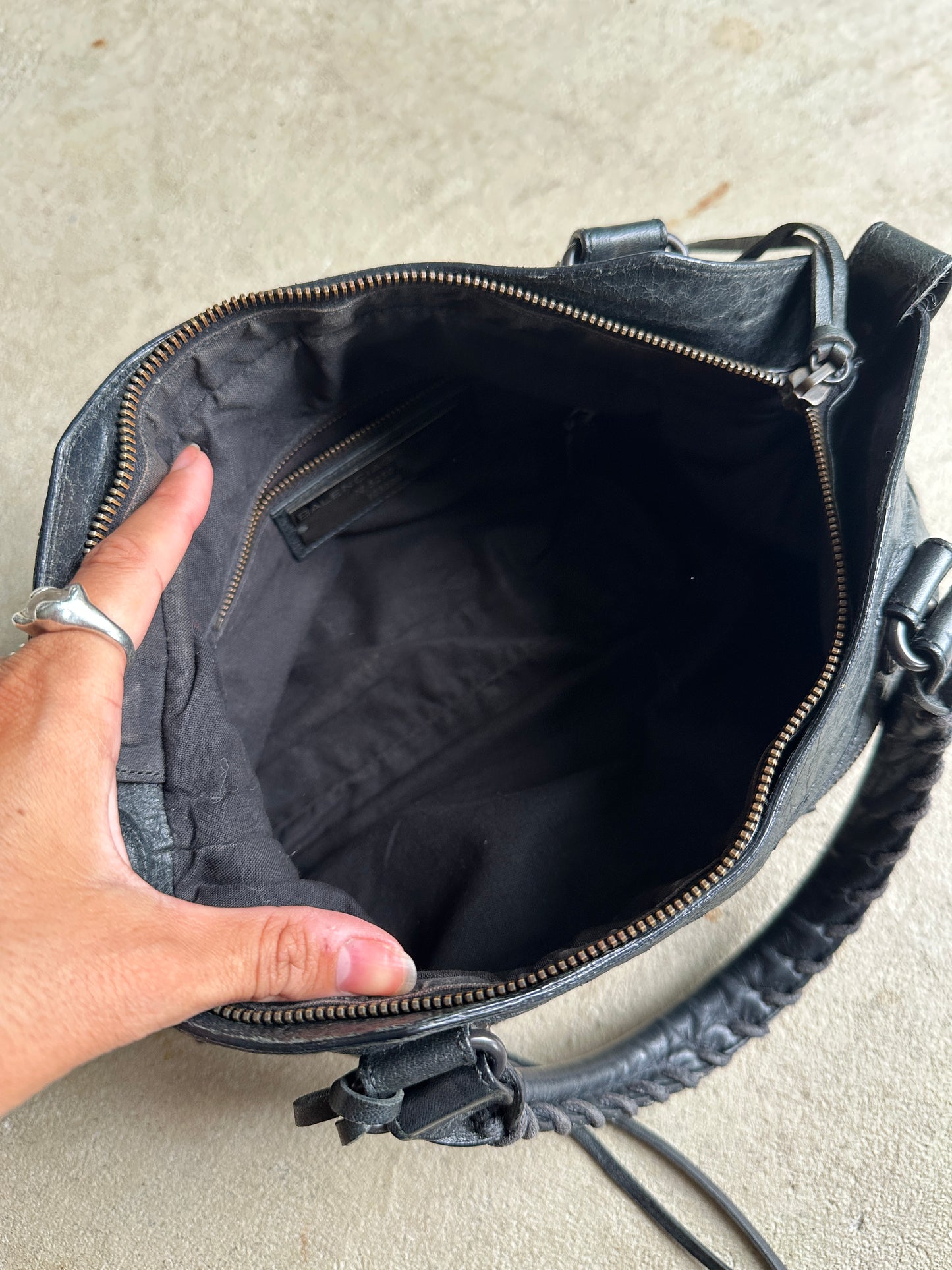Vintage Balenciaga Black First (Small City) Bag