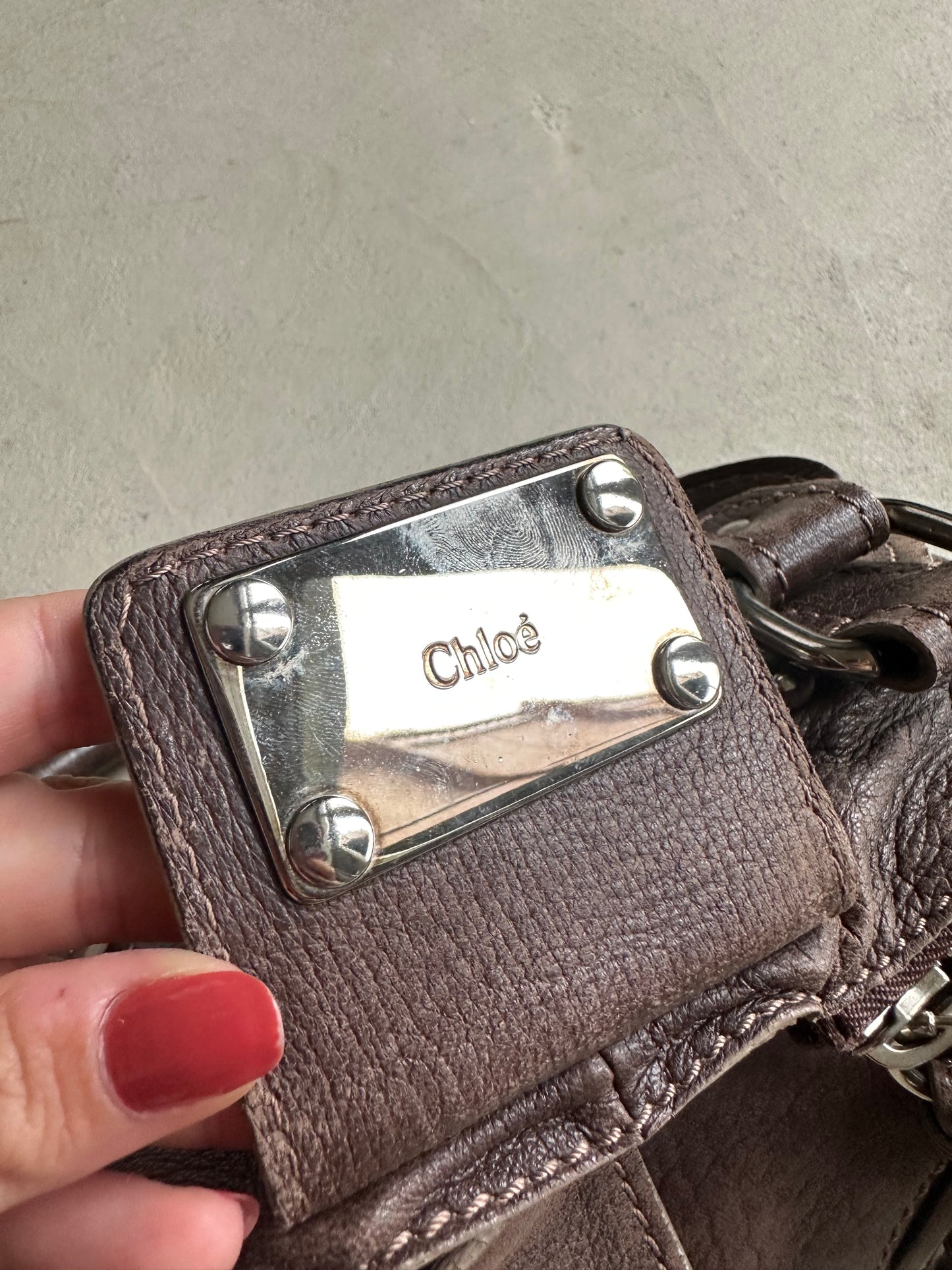 Vintage Brown Chloe Paddington Style Shoulder Bag