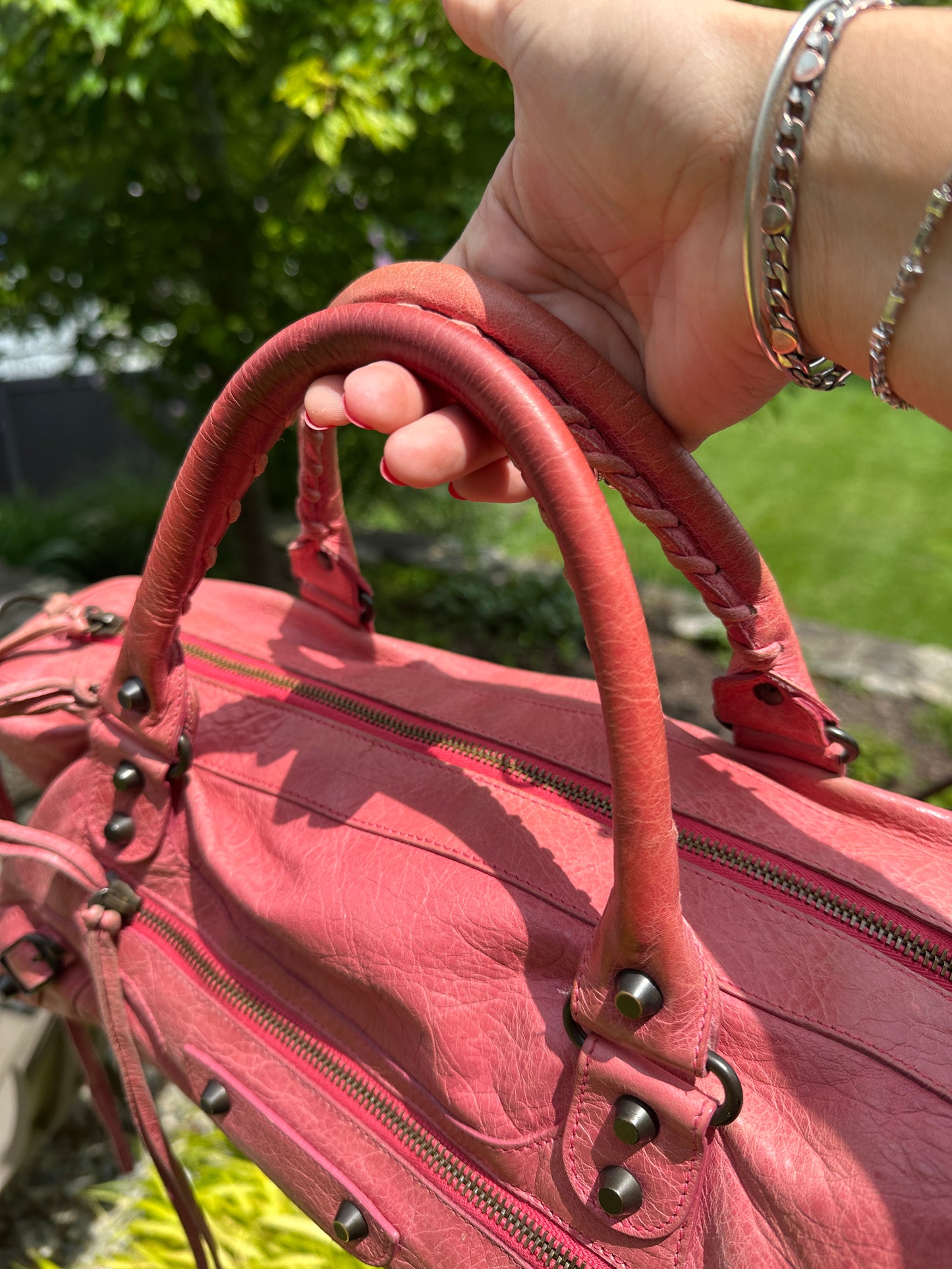 Vintage Balenciaga Pink Twiggy Bag