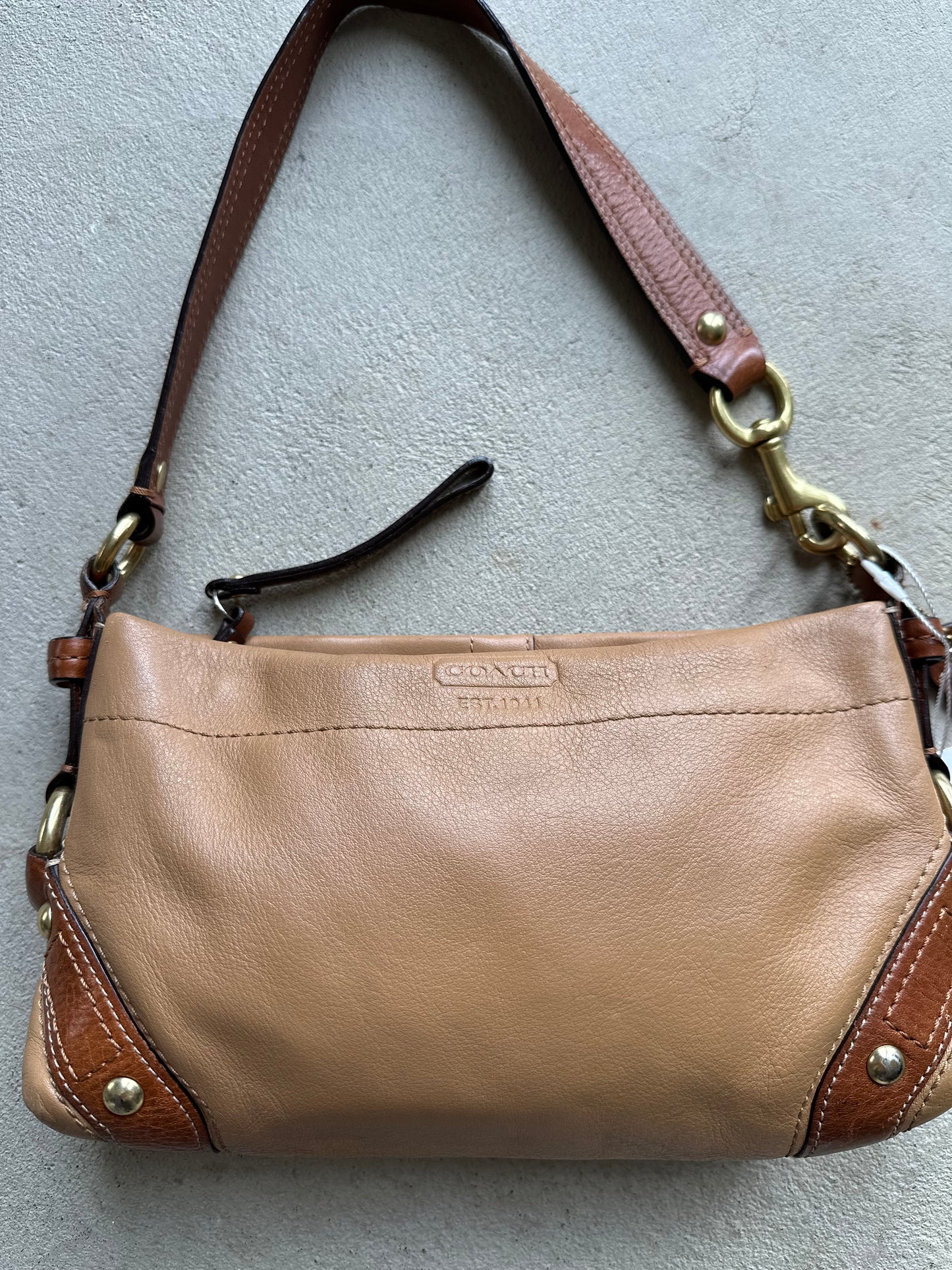 Vintage Y2K Coach Leather Shoulder Bag