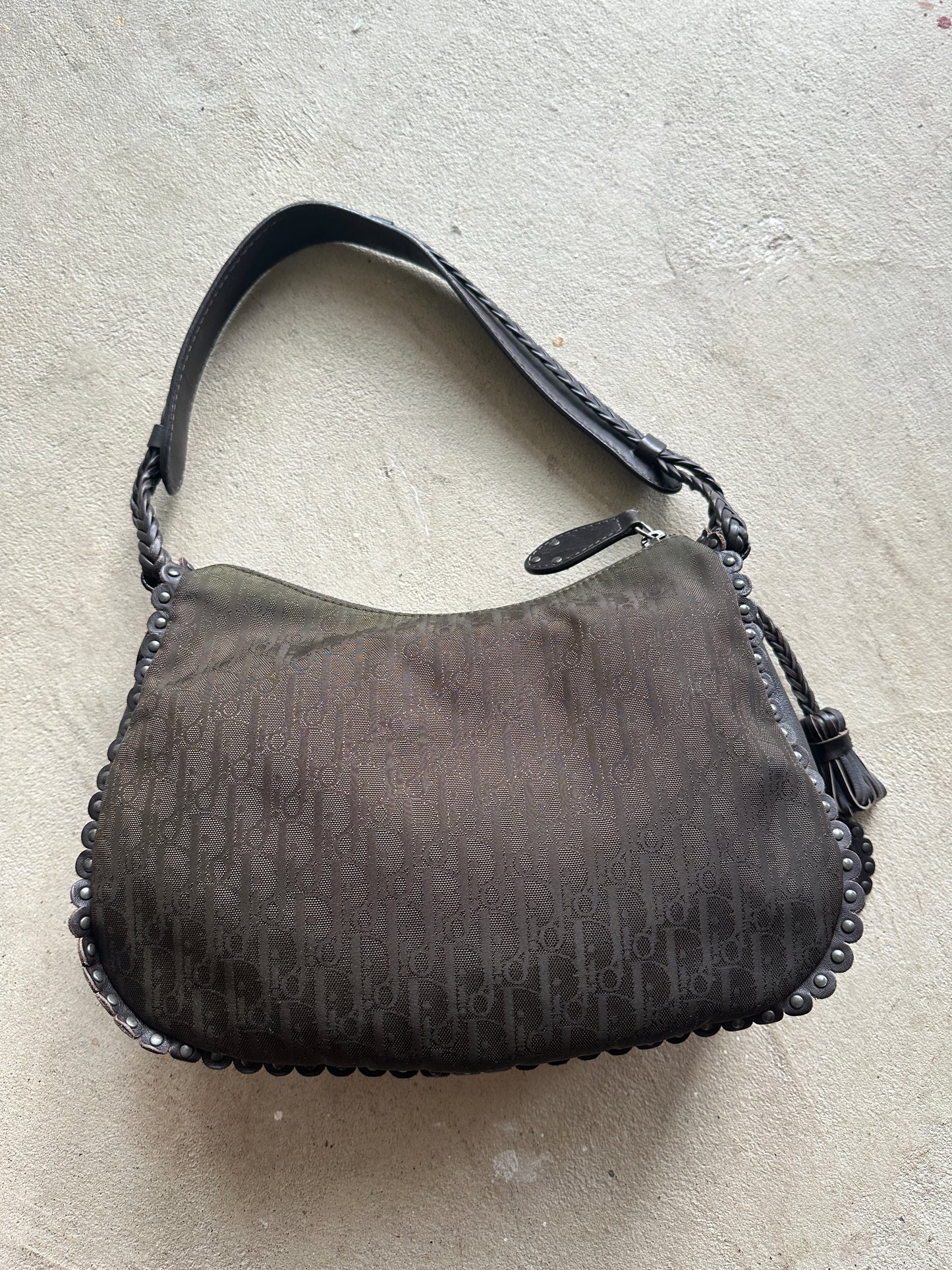 Vintage Dior Brown Shoulder Bag