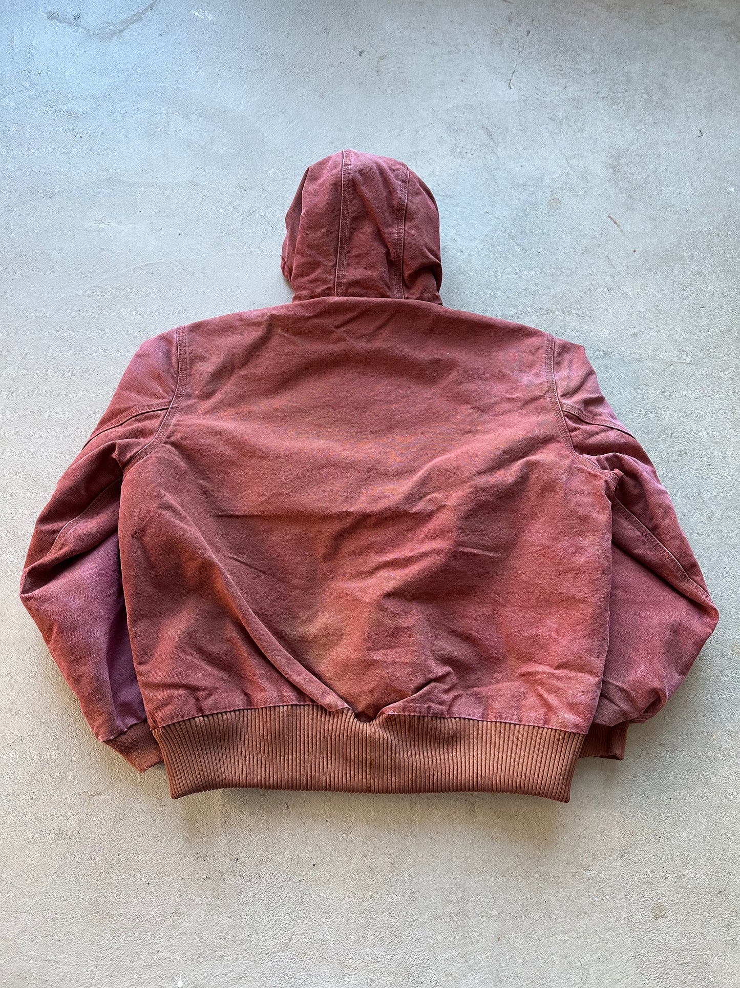 Vintage Carhartt Pink Hooded Jacket - L
