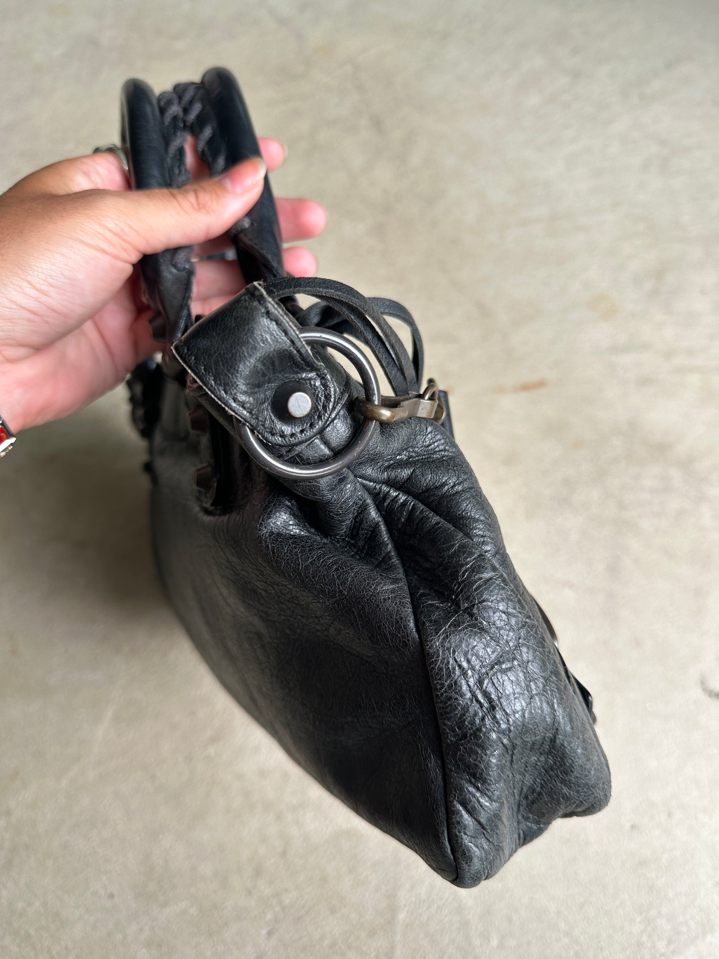 Vintage Balenciaga Black First (Small City) Bag