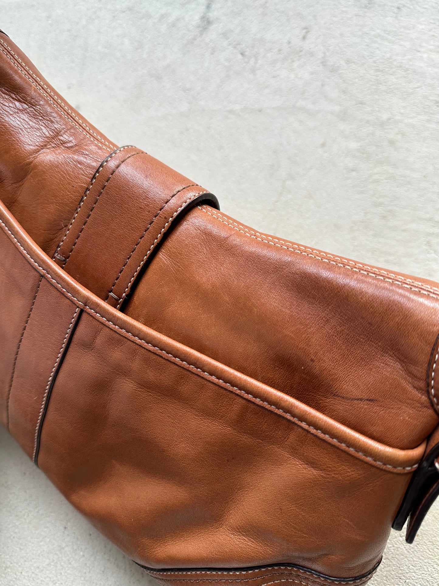 Vintage Coach Caramel Soho Shoulder Bag