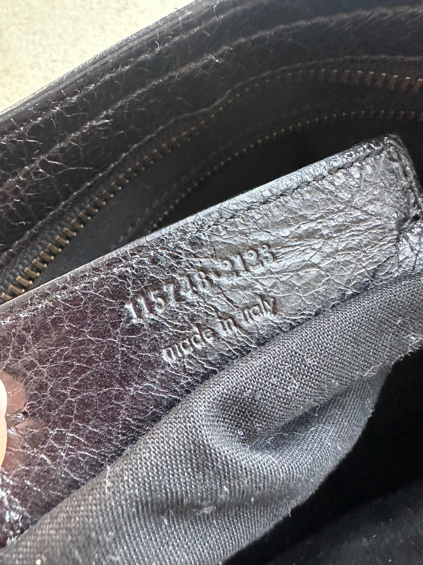 Vintage Black Balenciaga City Bag