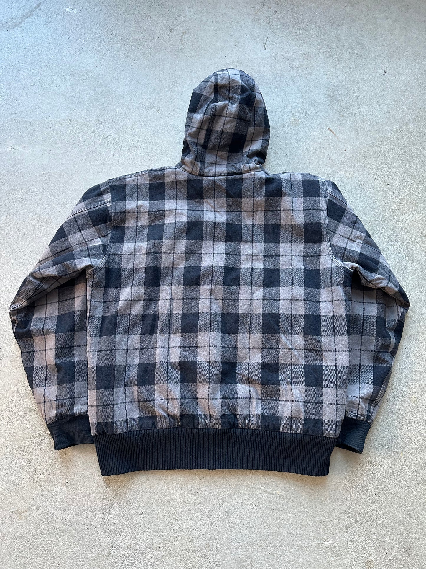 RARE! Vintage Plaid Carhartt Hooded Jacket - L