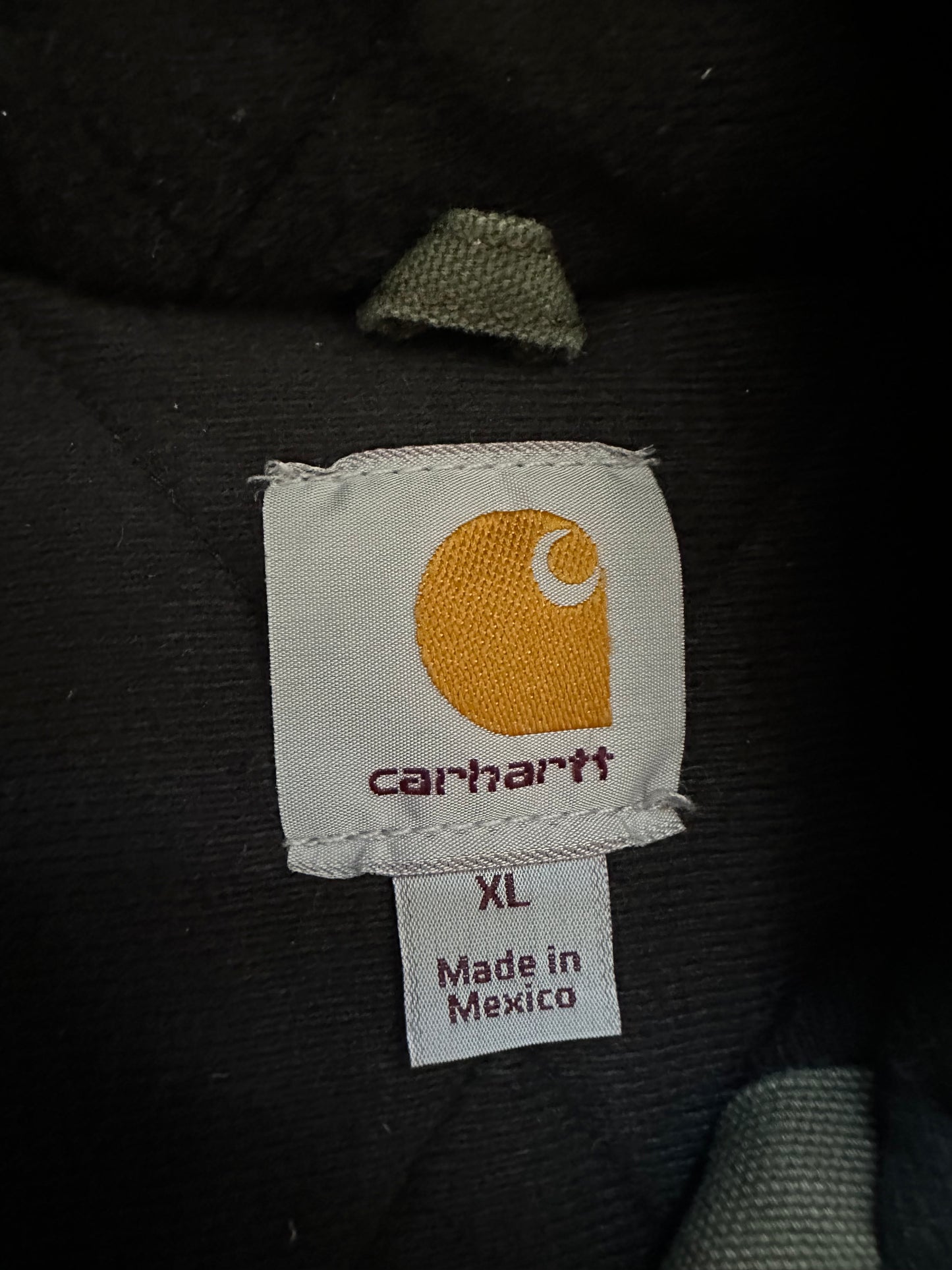 Vintage Yankee Carhartt Style Green Hooded Jacket 90's - XL