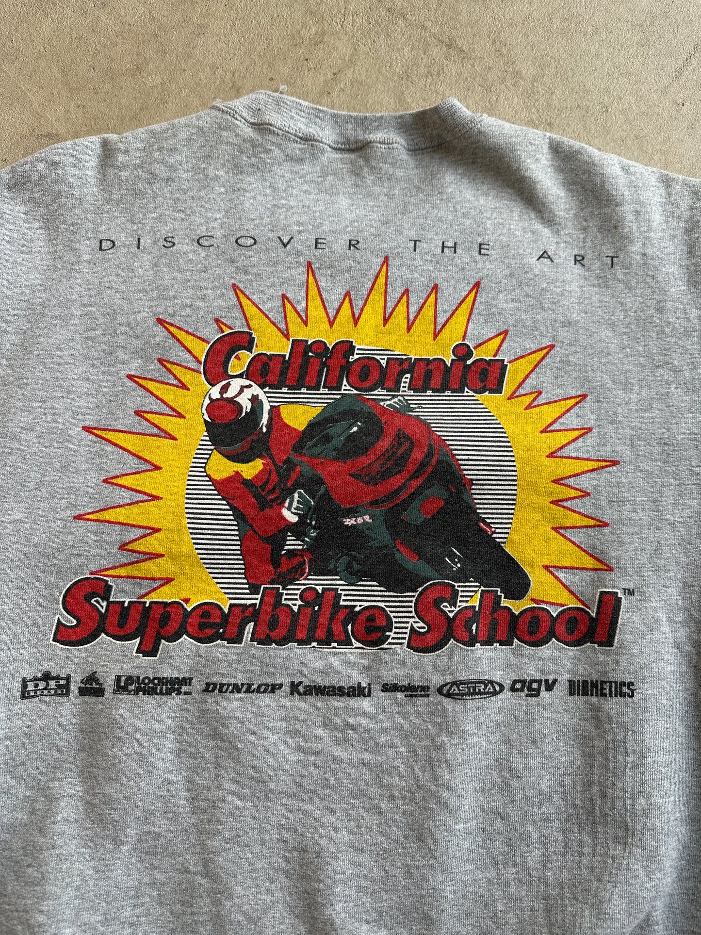 Vintage California Superbike School Sweatshirt - L