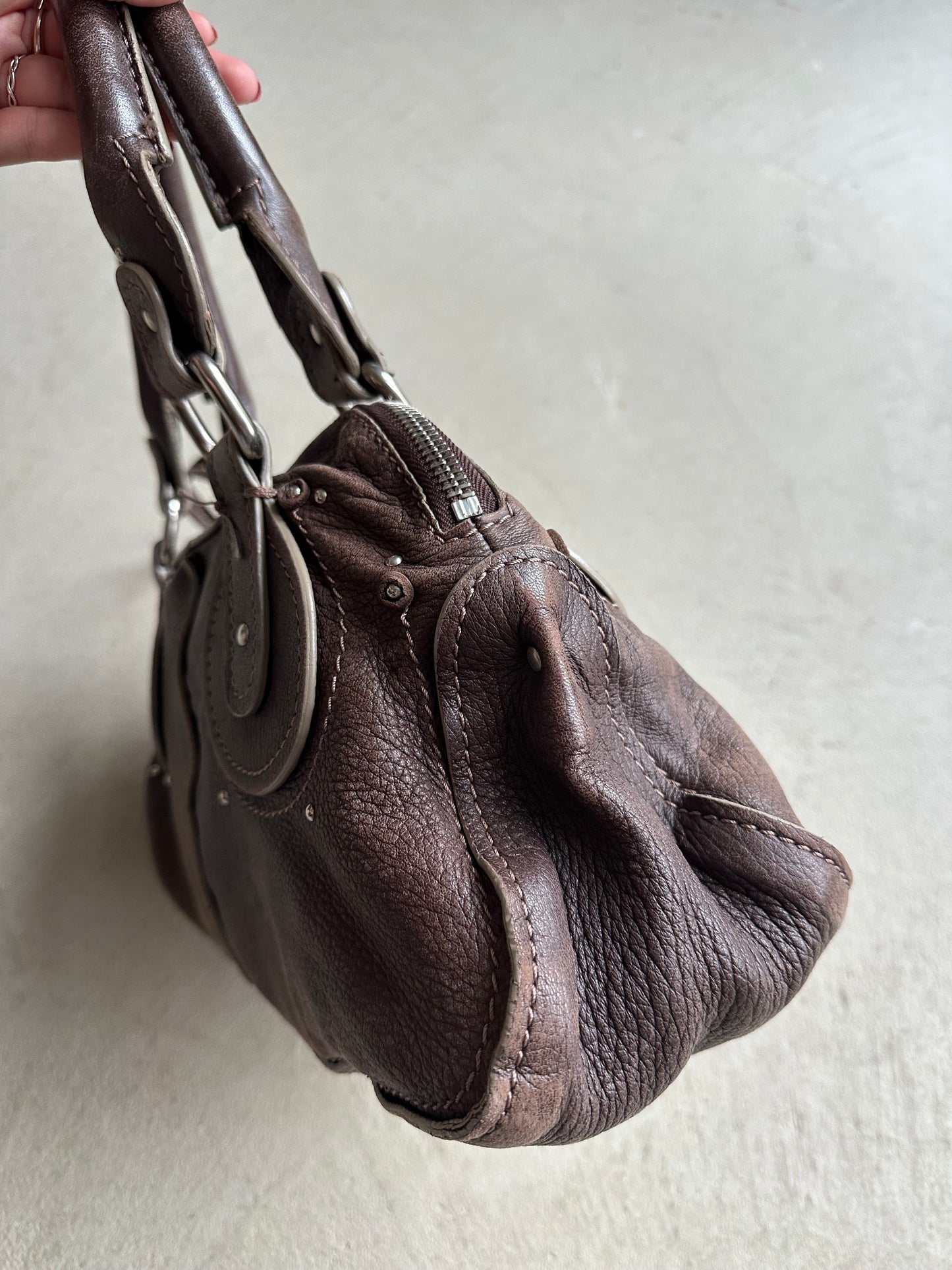 Vintage Brown Chloe Paddington Style Shoulder Bag
