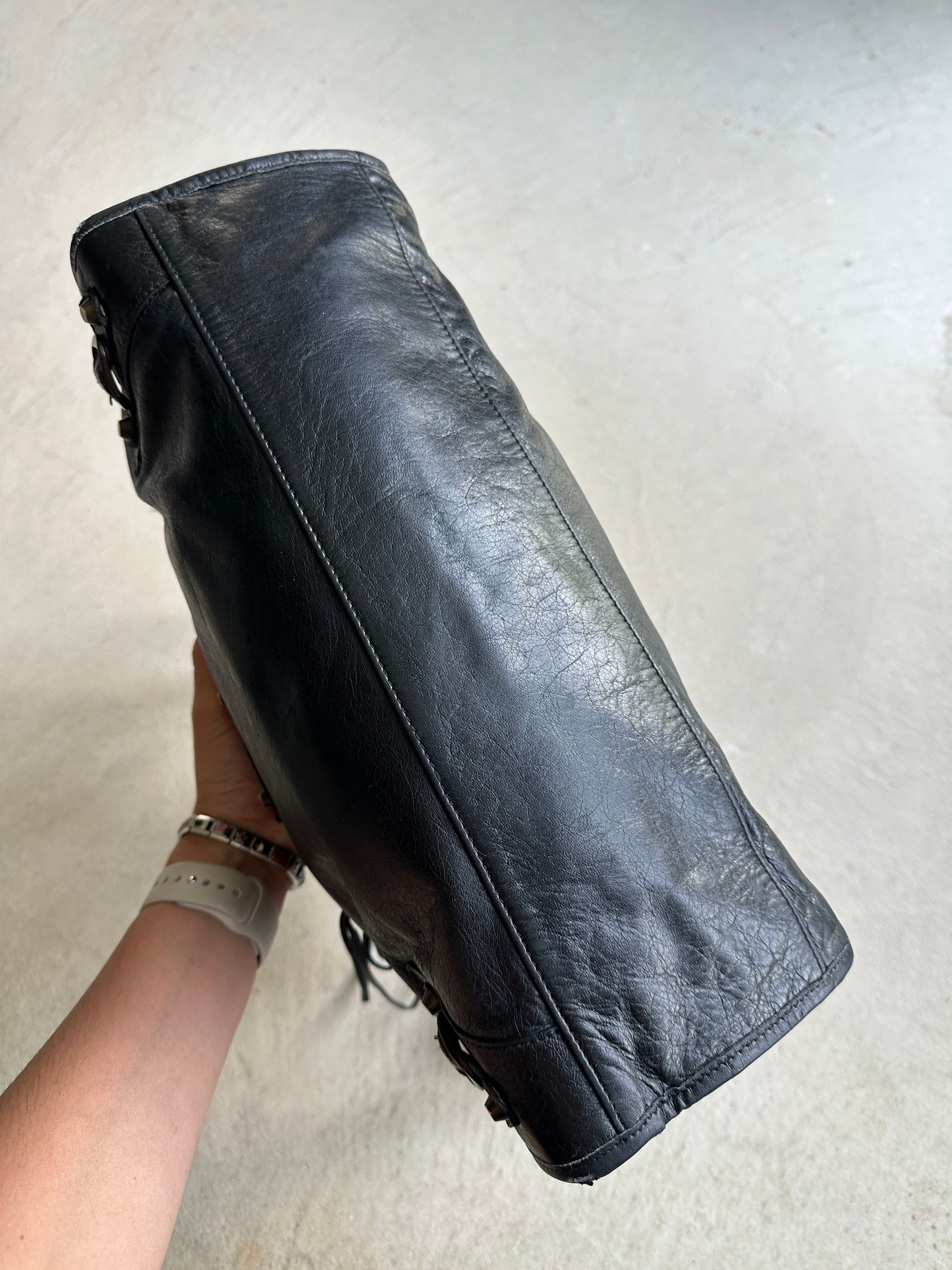 Vintage Black Balenciaga City Bag