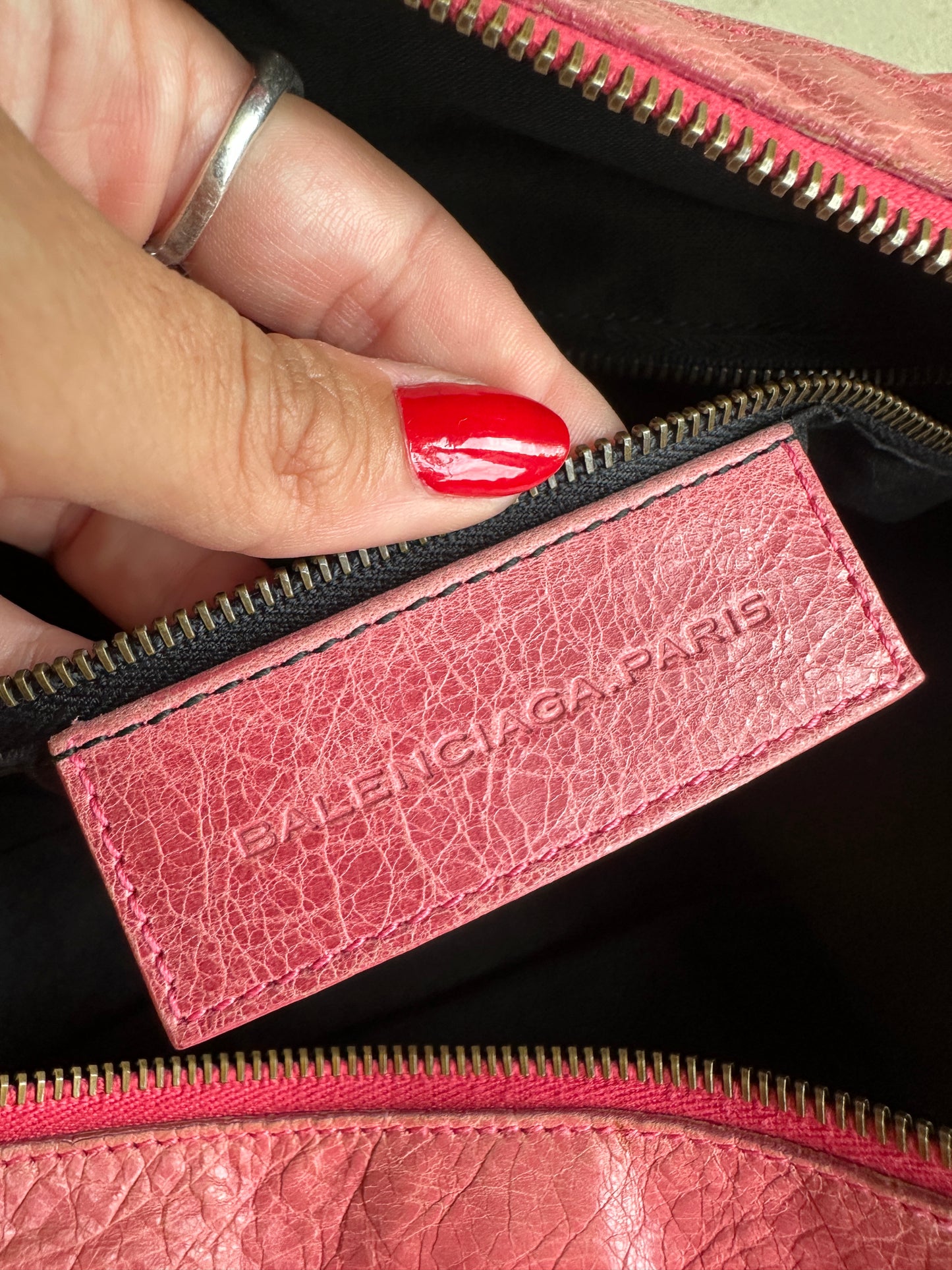 Vintage Balenciaga Pink Twiggy Bag