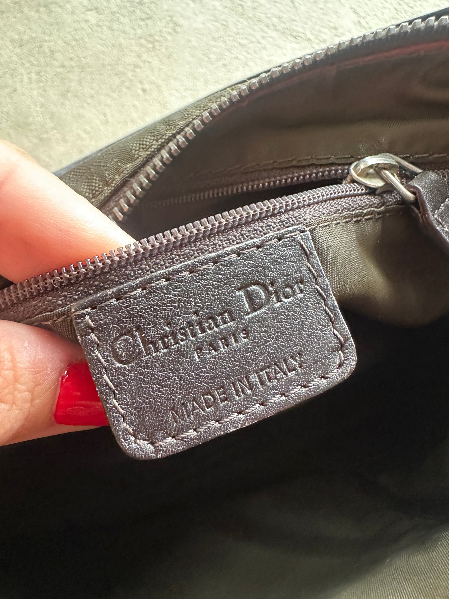 Vintage Dior Brown Shoulder Bag