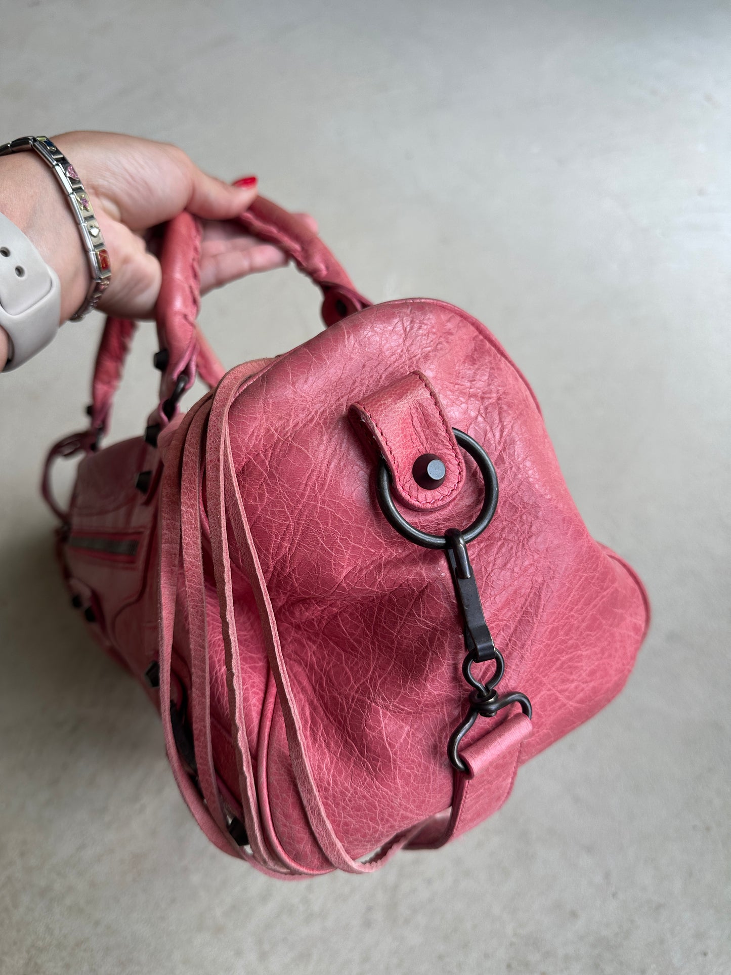 Vintage Balenciaga Pink Twiggy Bag
