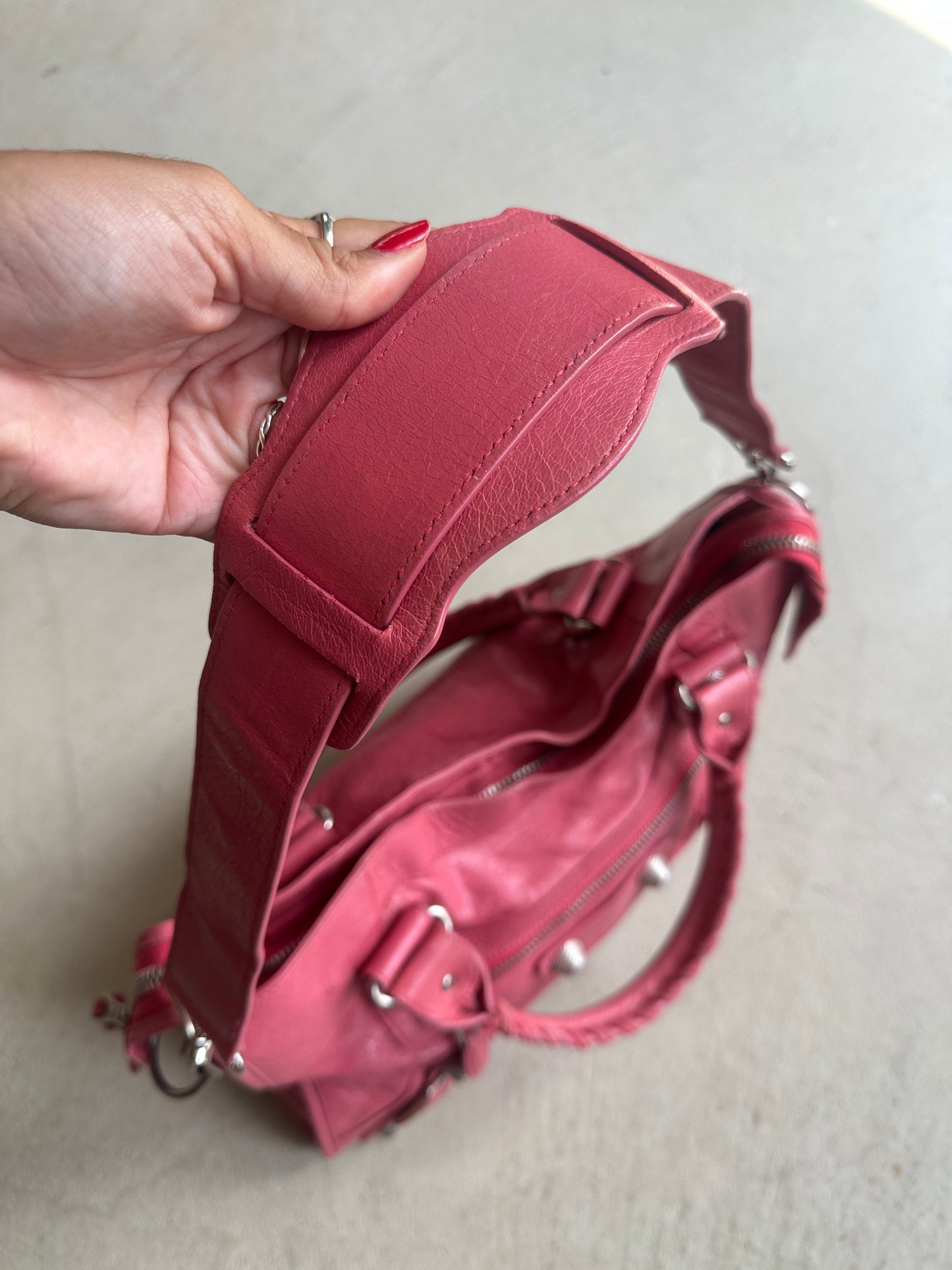 Vintage Pink Balenciaga City Bag