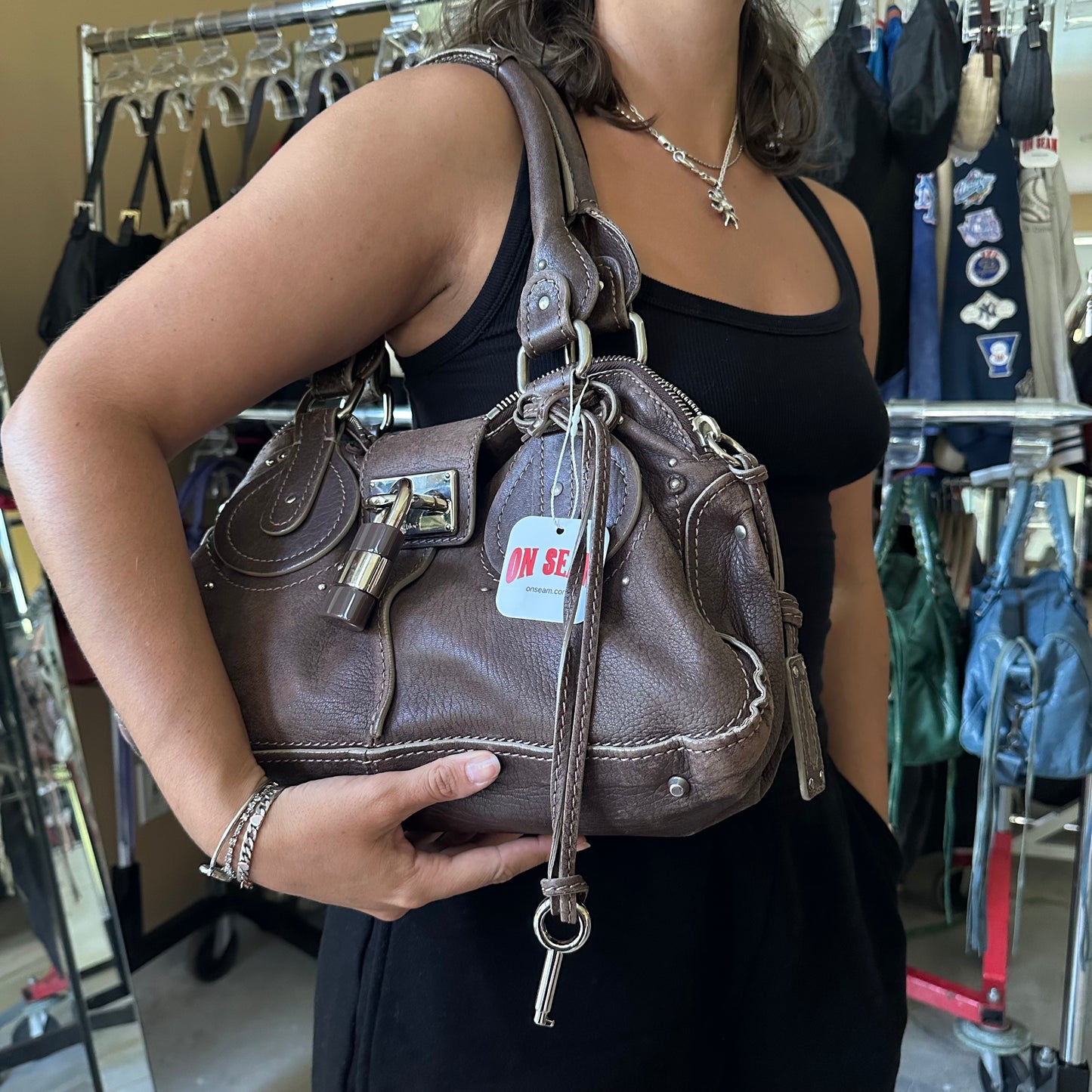 Vintage Brown Chloe Paddington Style Shoulder Bag
