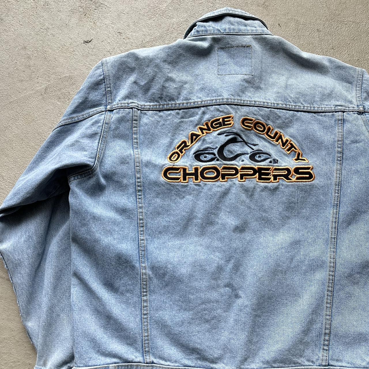 Vintage Orange County Choppers Embroidered Denim Jacket - M