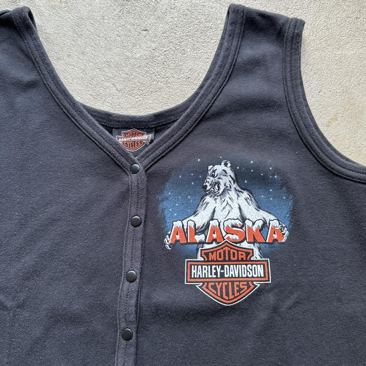 Vintage Y2K Harley Davidson Alaska Tank