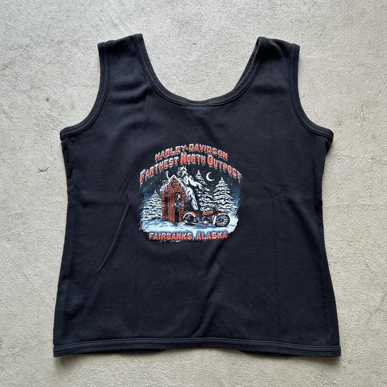 Vintage Y2K Harley Davidson Alaska Tank
