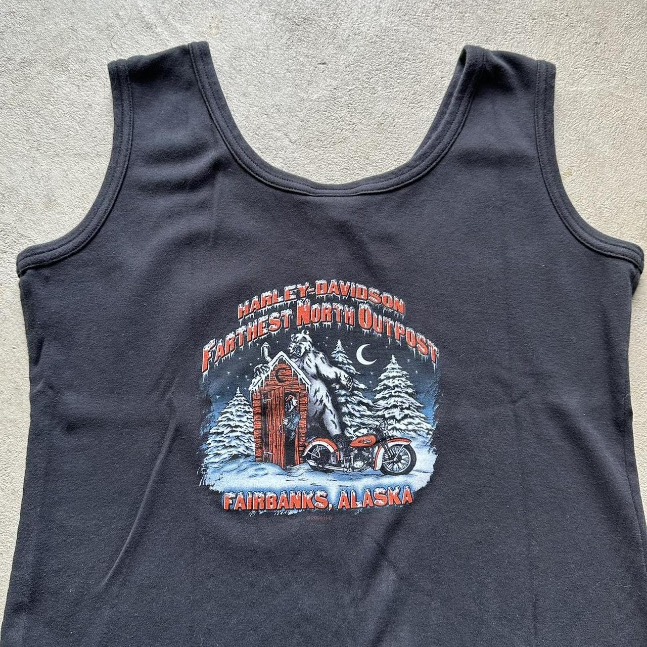 Vintage Y2K Harley Davidson Alaska Tank