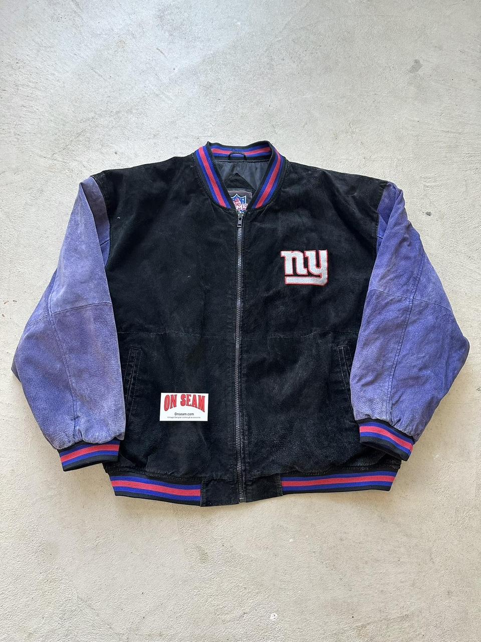 Vintage NFL New York Giants Suede Jacket - XL