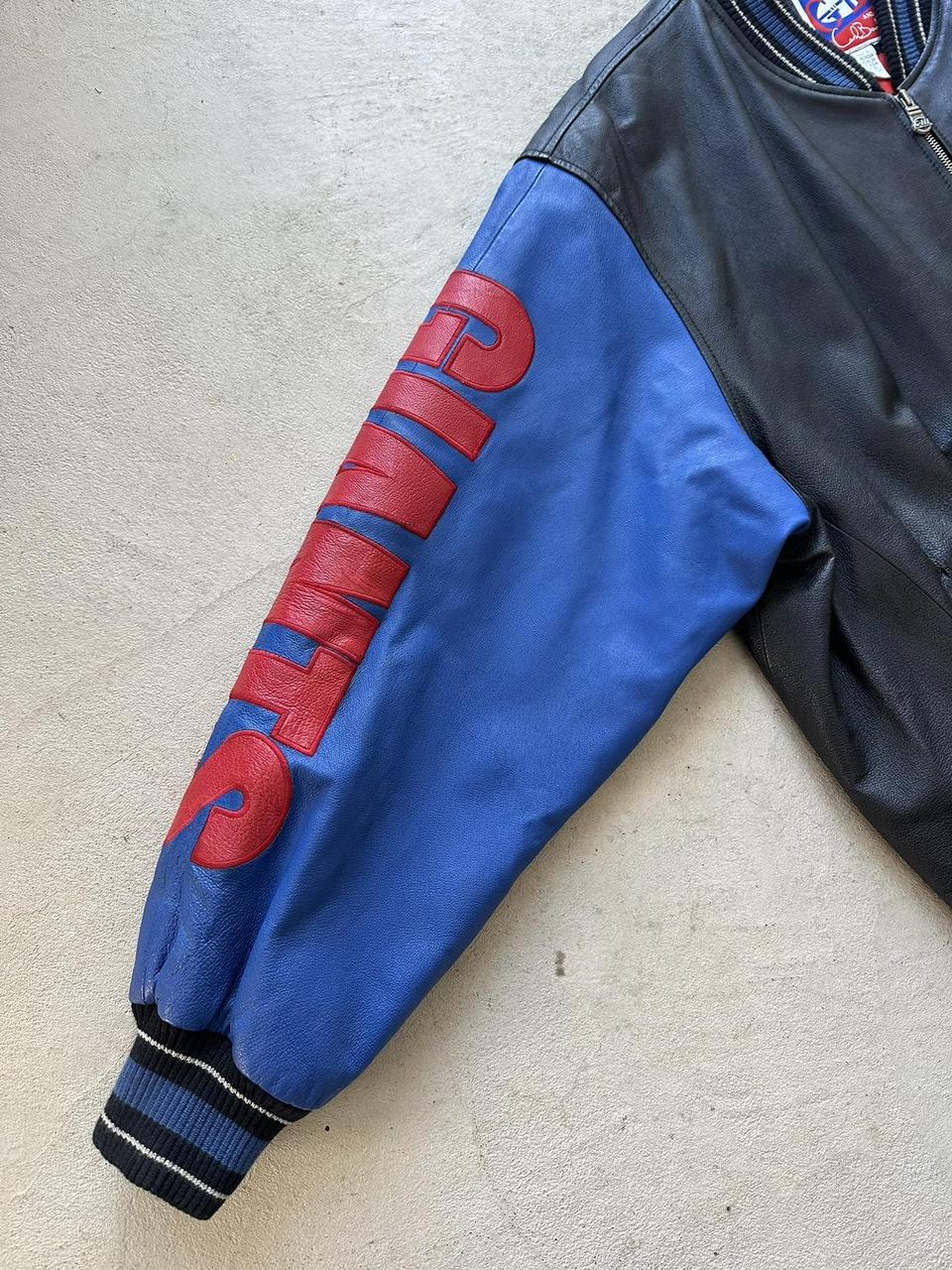Vintage NFL New York Giants Leather Jacket - XL