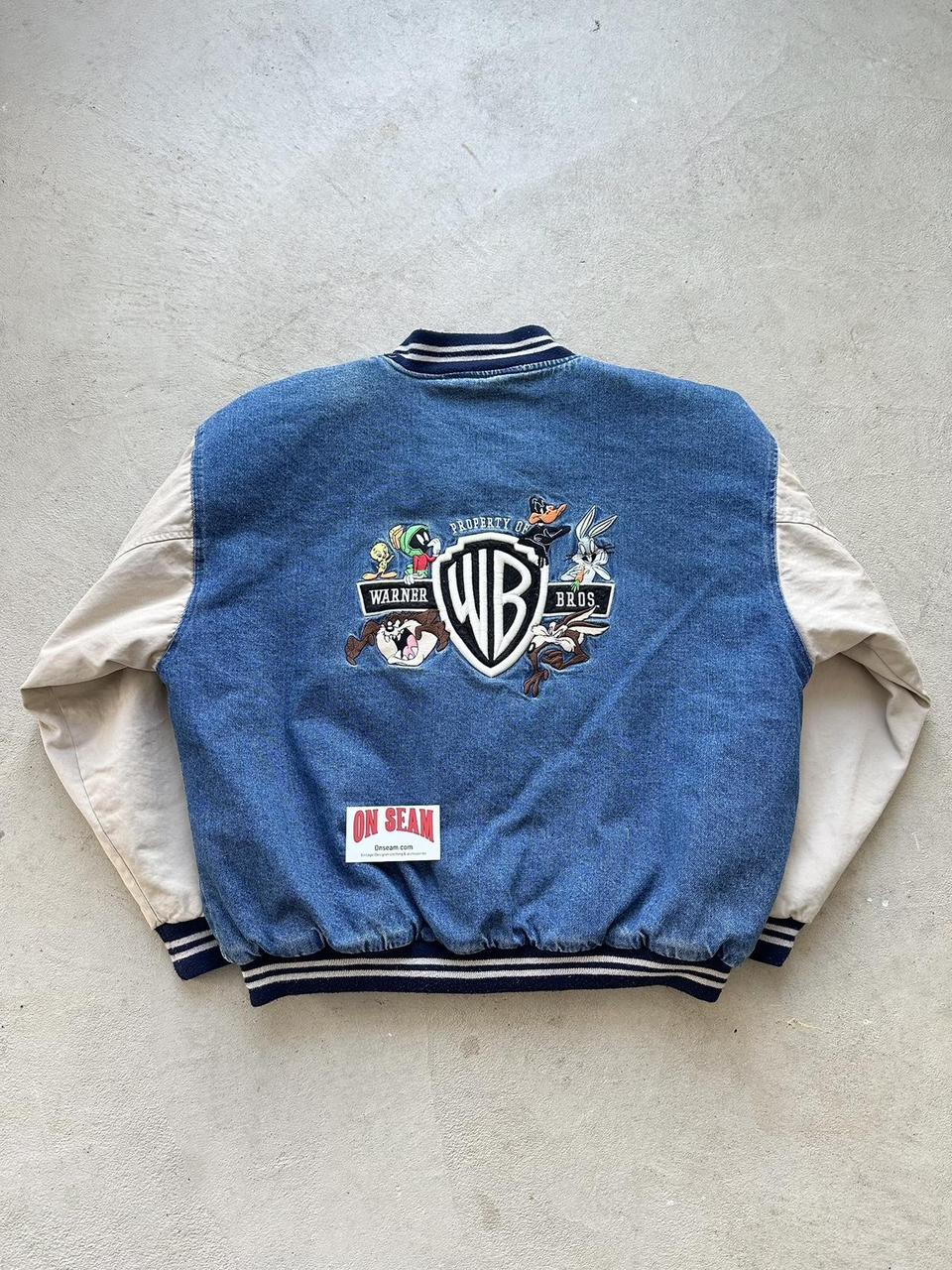 Vintage Warner Bros Looney Tunes Varsity Jacket - L