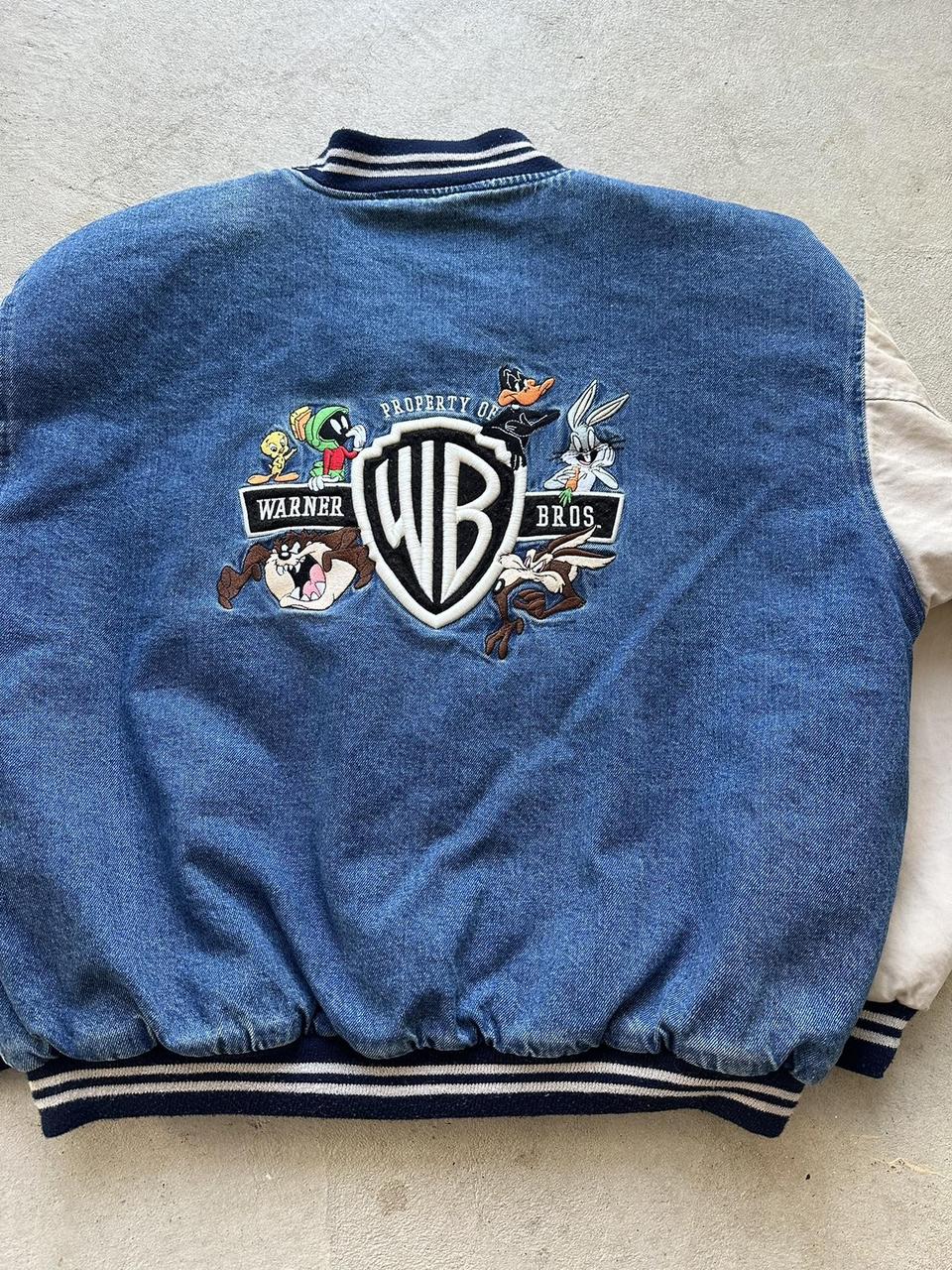 Vintage Warner Bros Looney Tunes Varsity Jacket - L