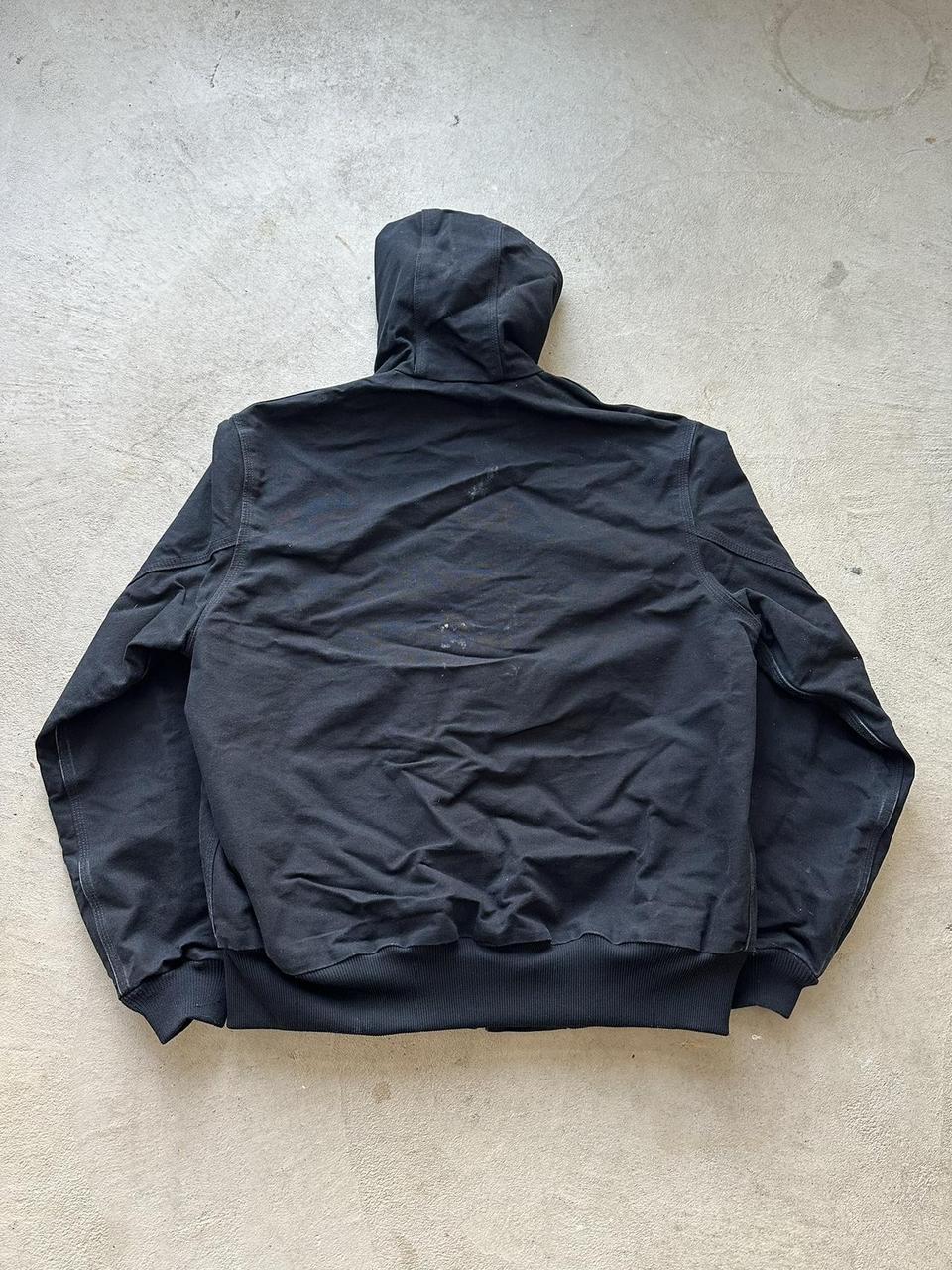 Vintage Carhartt Black Hooded Jacket - L