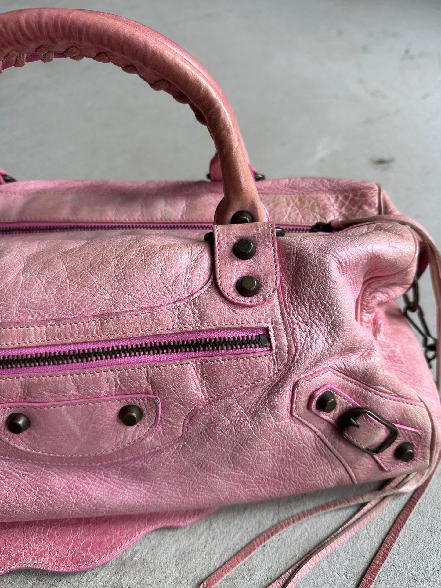 Vintage Balenciaga Pink Twiggy Bag