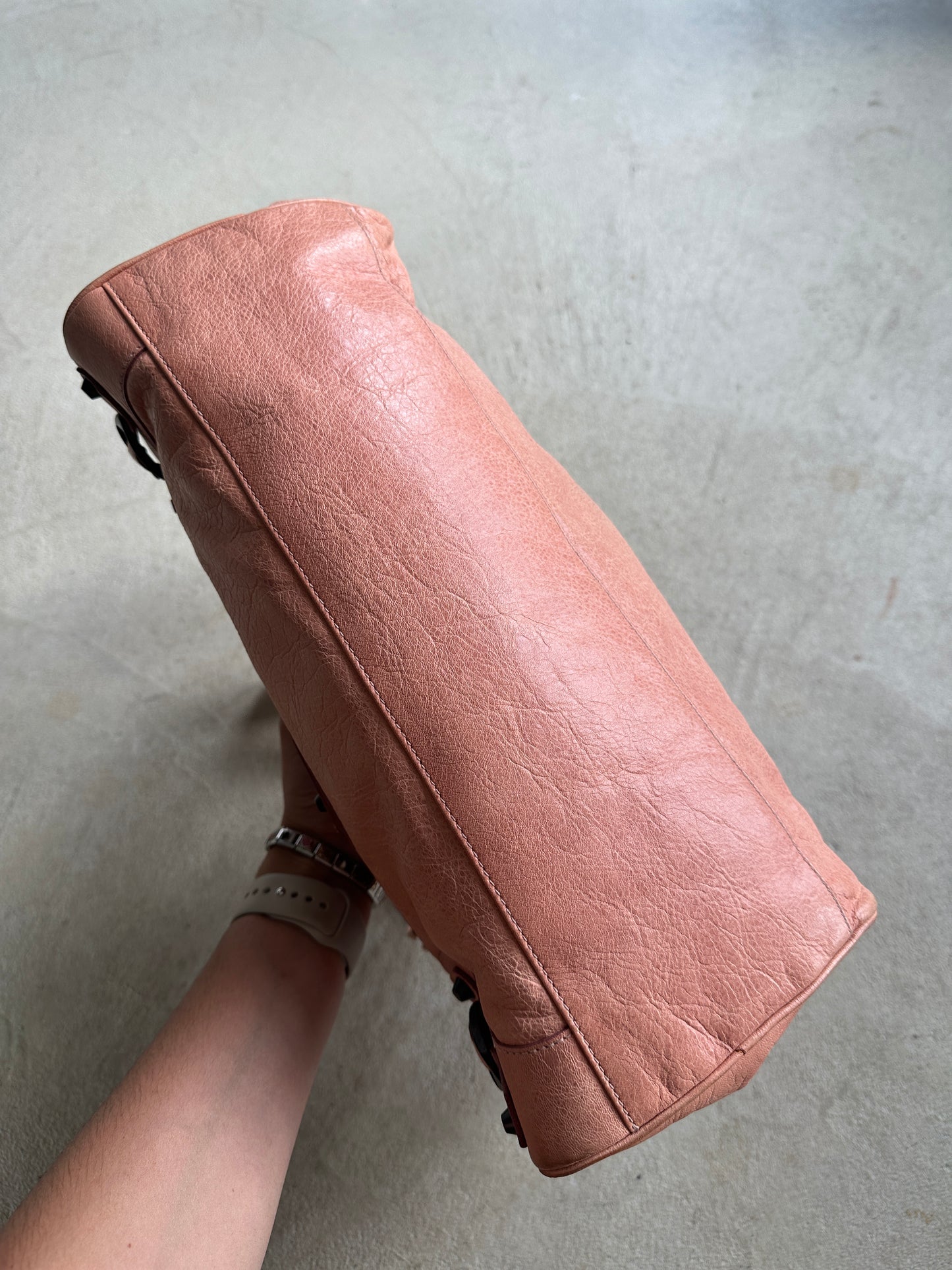 Vintage Balenciaga Peach Twiggy Bag