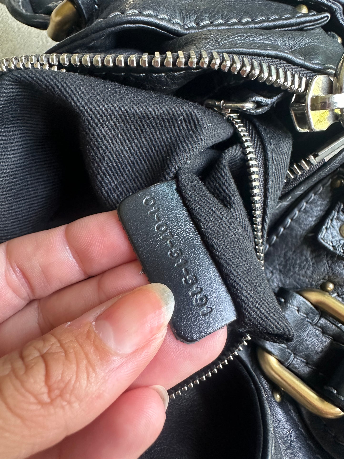 Vintage Black Chloé Paddington Shoulder Bag
