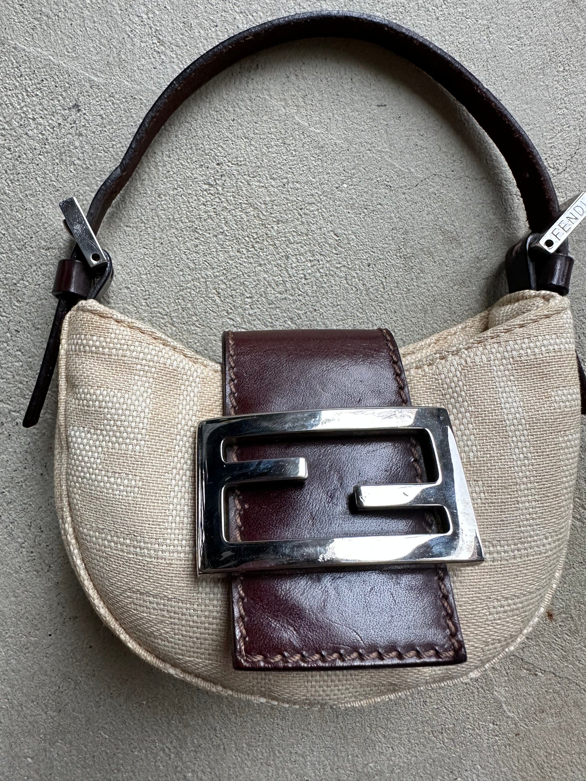 Vintage Fendi Zucca Mini Hand Bag