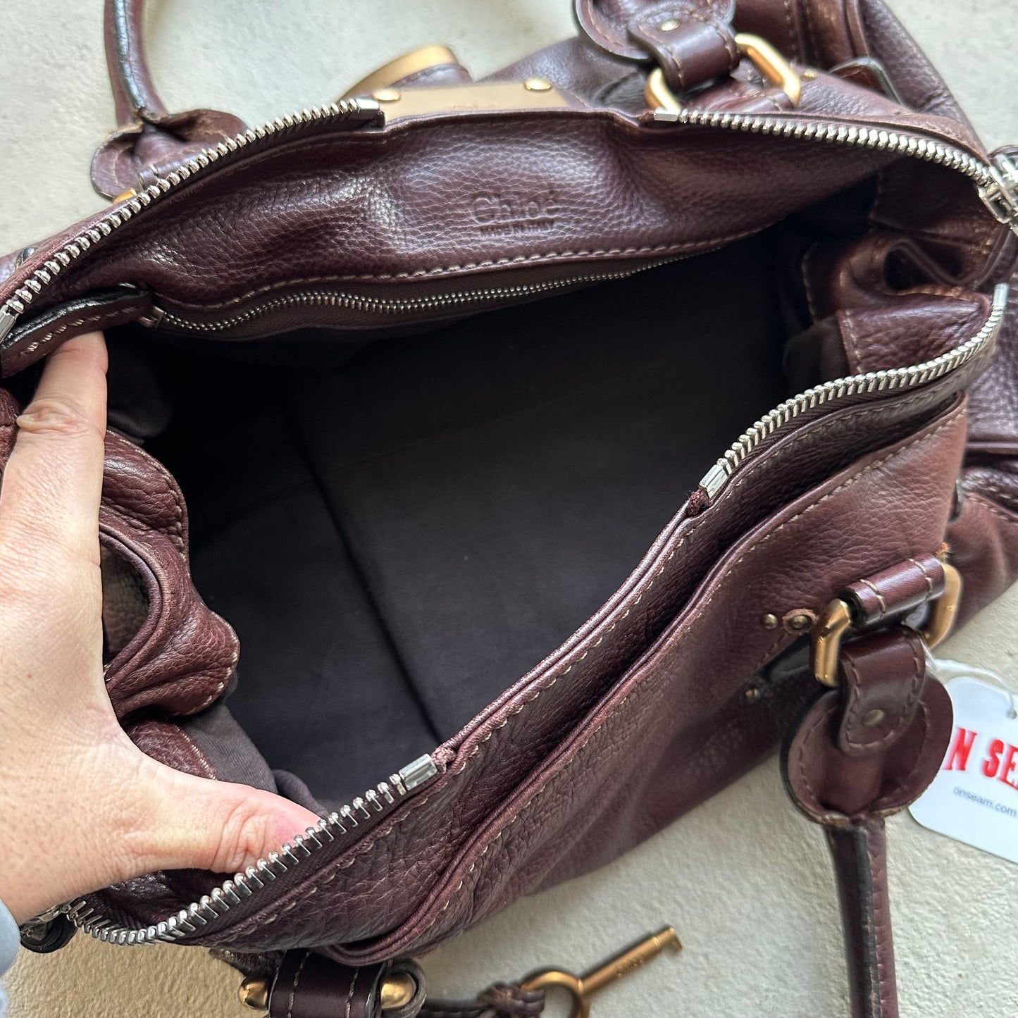 Vintage Brown Chloe Paddington Shoulder Bag