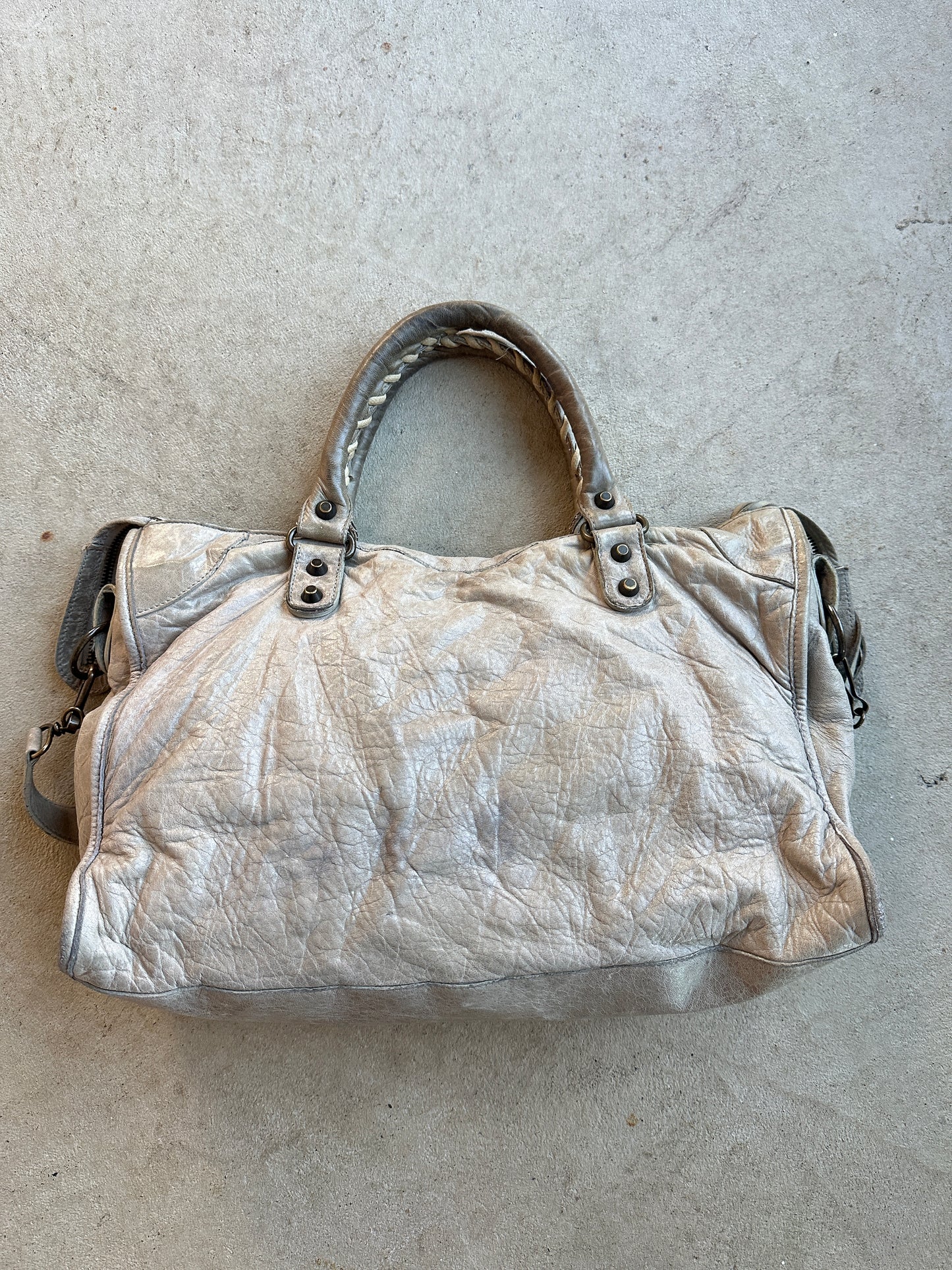 Vintage Grey Balenciaga City Bag
