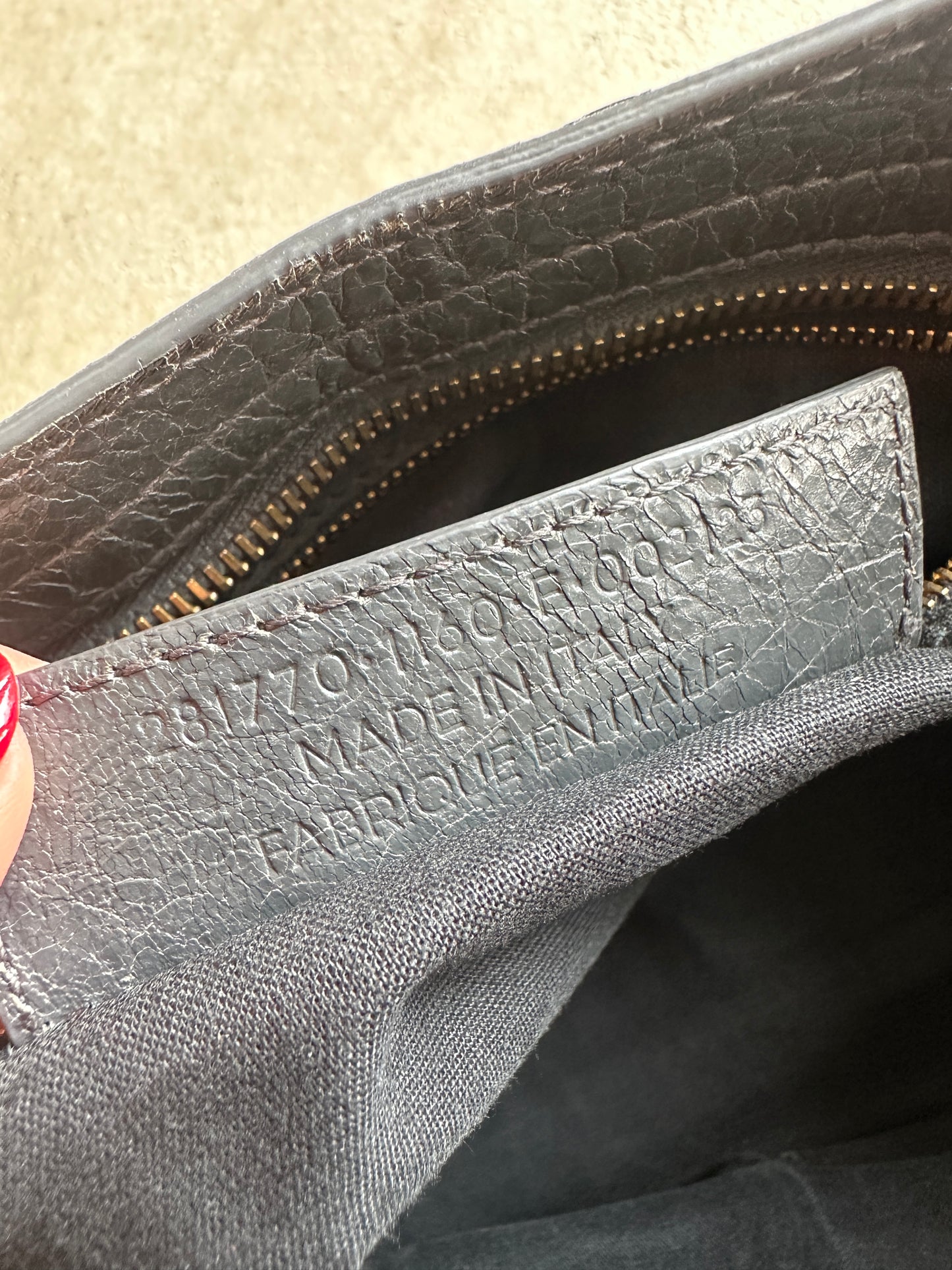 Vintage Grey Balenciaga City Bag
