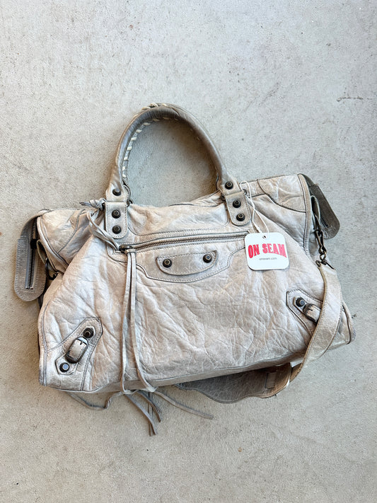 Vintage Grey Balenciaga City Bag