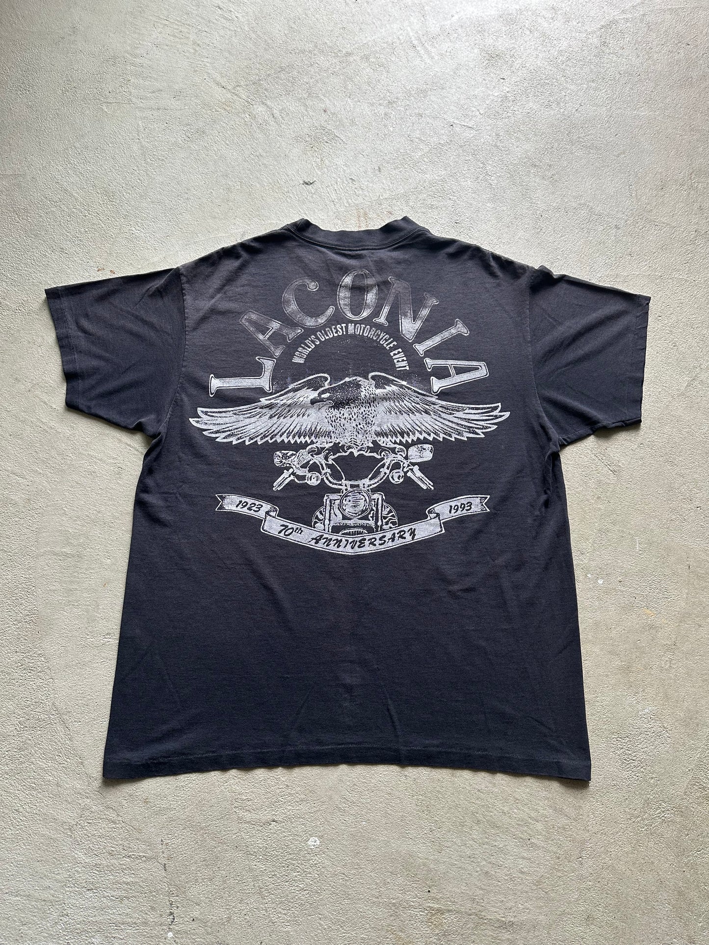 Vintage 80’s Harley Davidson 3D Emblem Tee - L