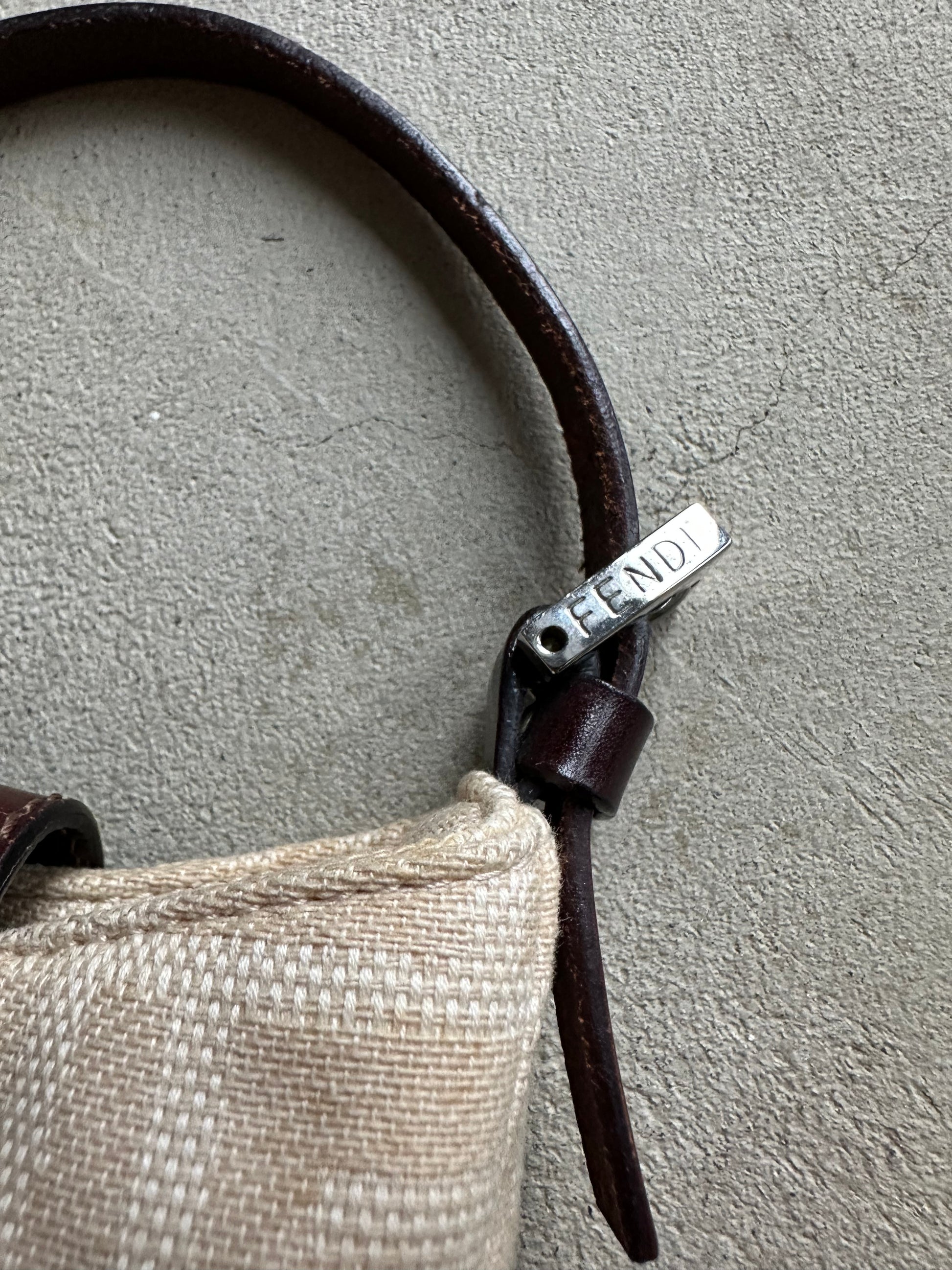 Vintage Fendi Zucca Mini Hand Bag