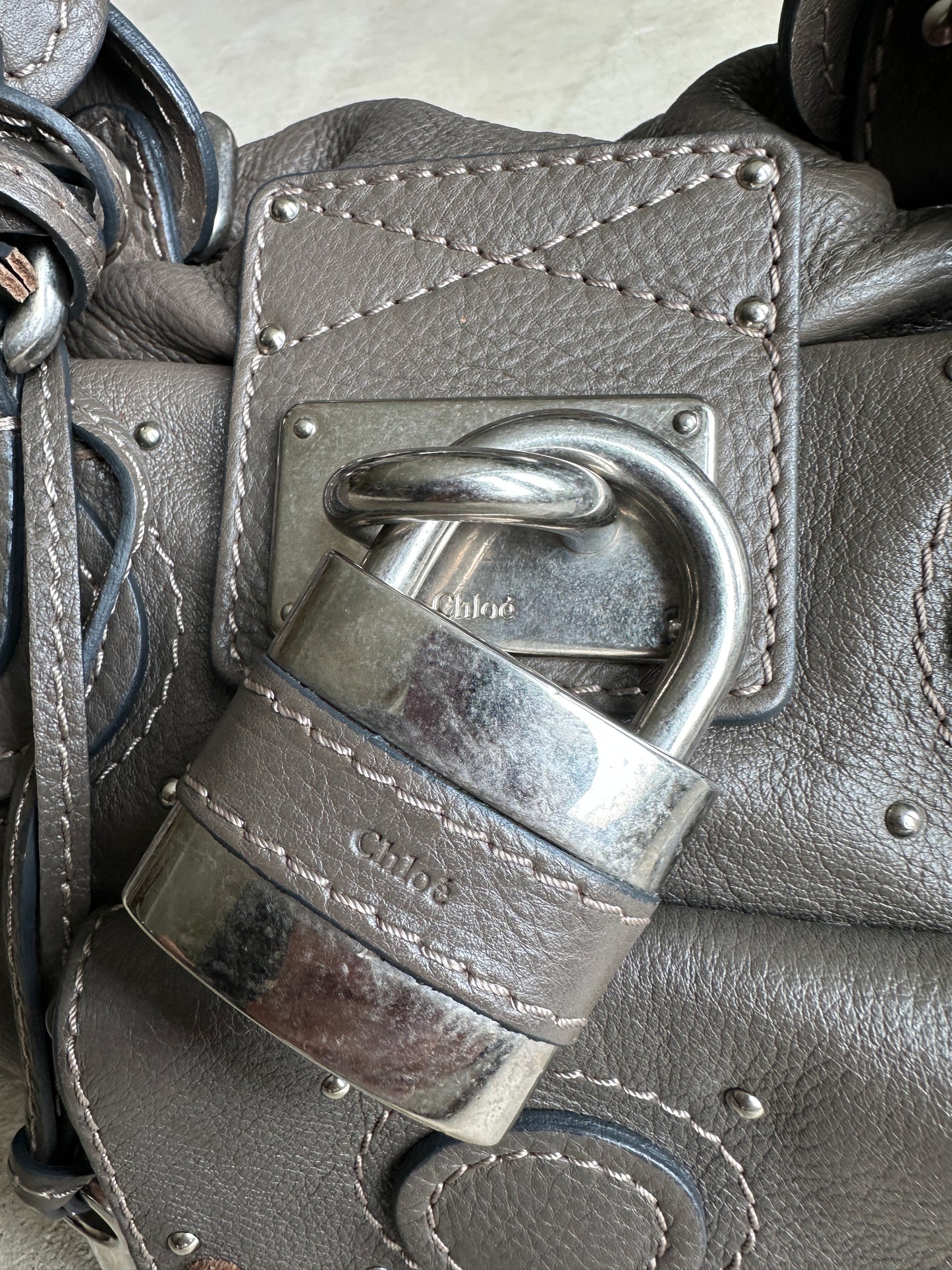 Vintage Brown Chloé Large Paddington Shoulder Bag