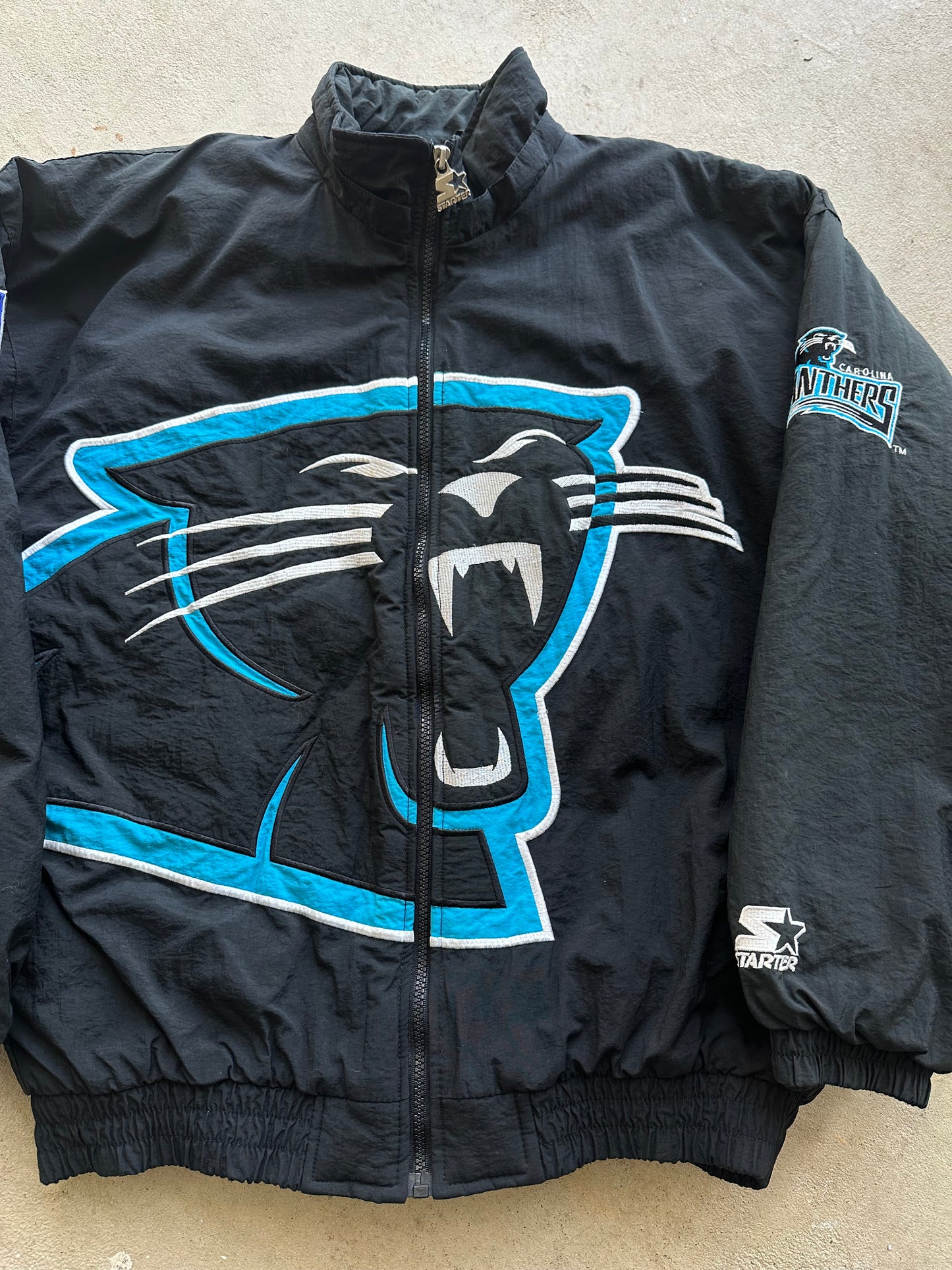 Vintage NFL Carolina Panthers Starter Puffer - M