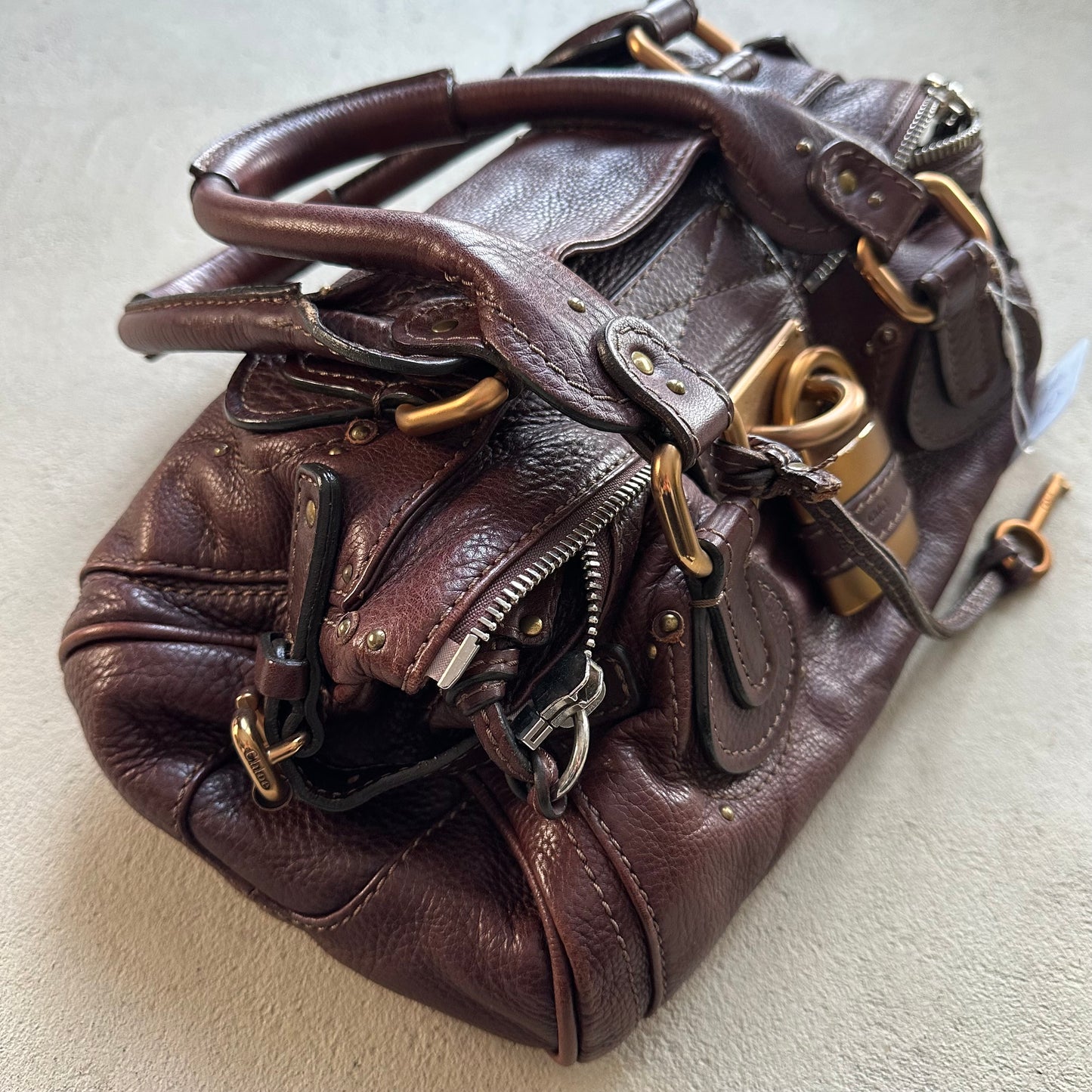 Vintage Brown Chloe Paddington Shoulder Bag