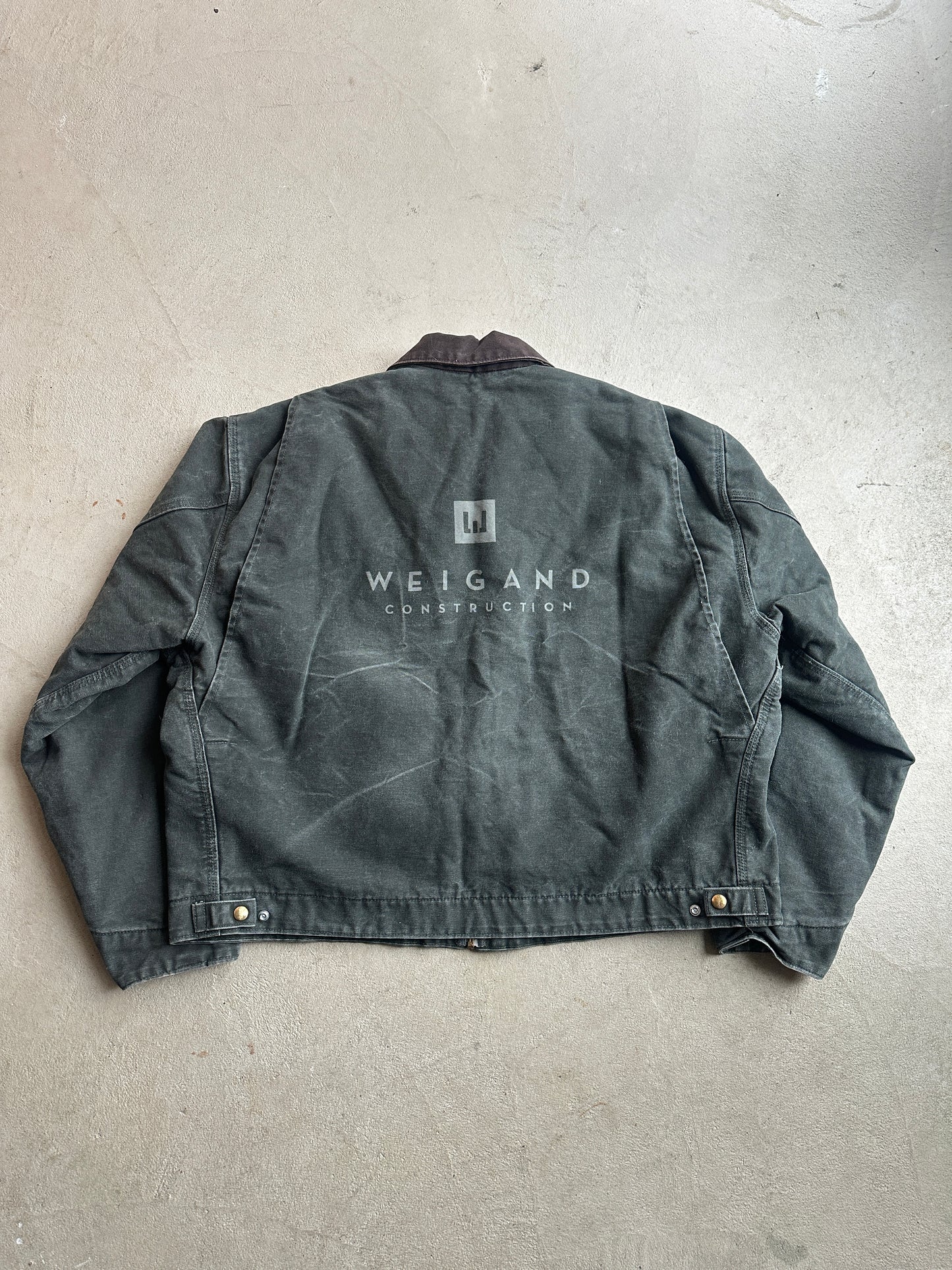 Vintage Green Carhartt Detroit Jacket