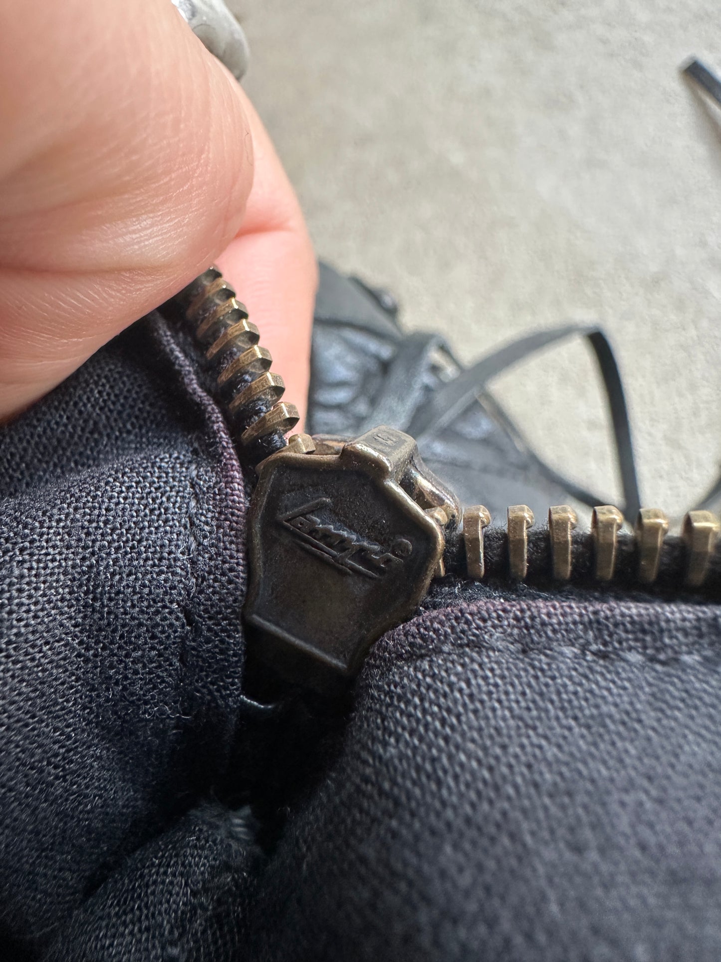 Vintage Black Balenciaga City Style Shoulder Bag