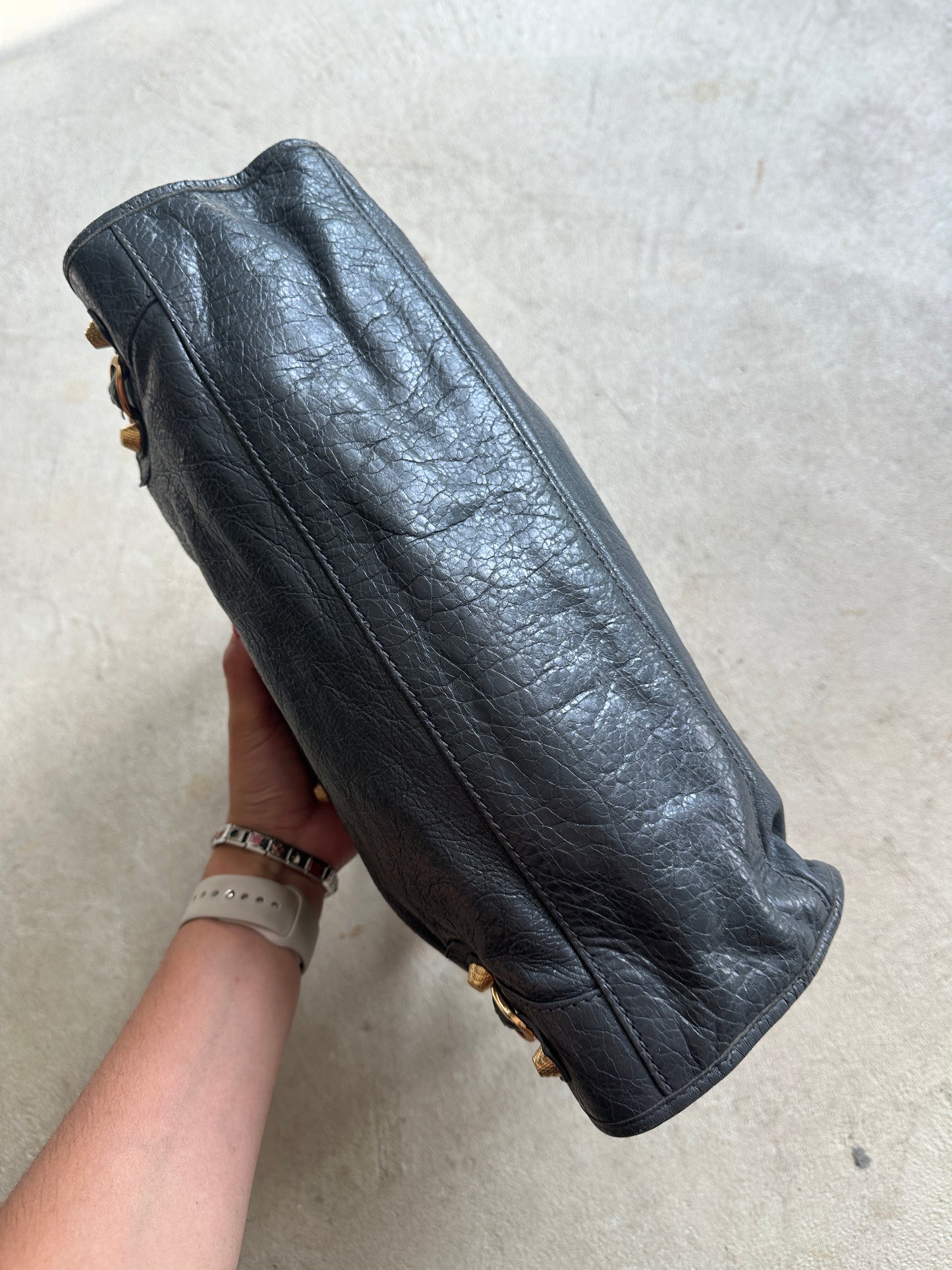 Vintage Grey Balenciaga City Bag