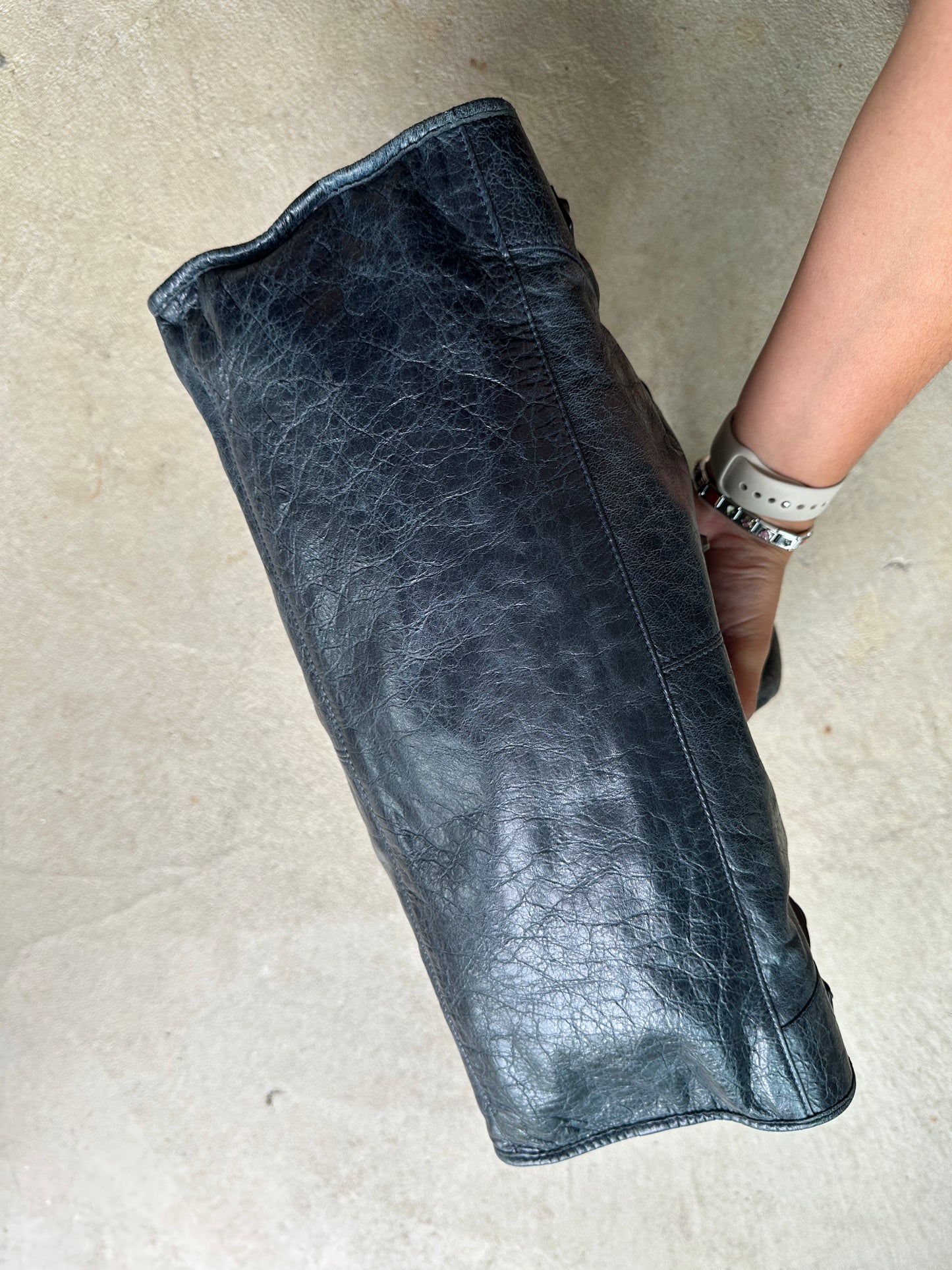 Vintage Balenciaga Dark Navy Part Time Bag