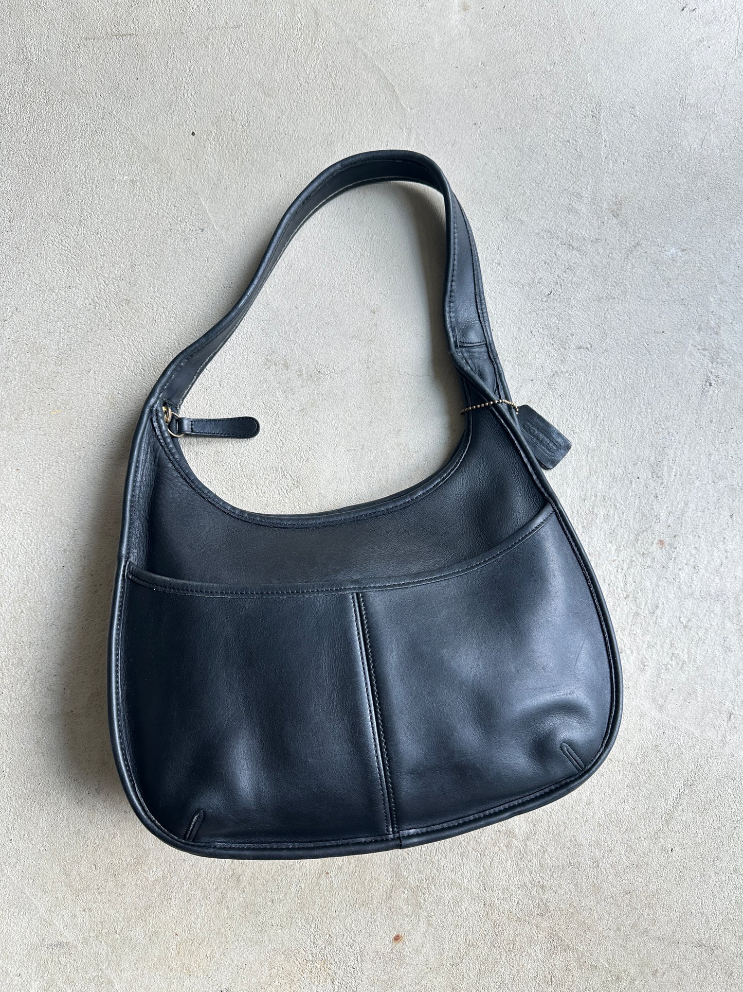 Vintage Coach Ergo Black Shoulder Bag 9033